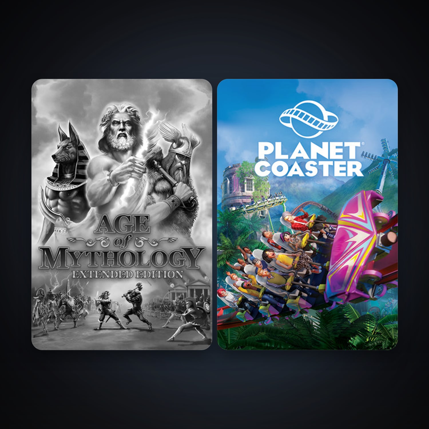 Age of Mythology: Extended Edition + Planet Coaster, 3 games, clean — HabibiAccounts