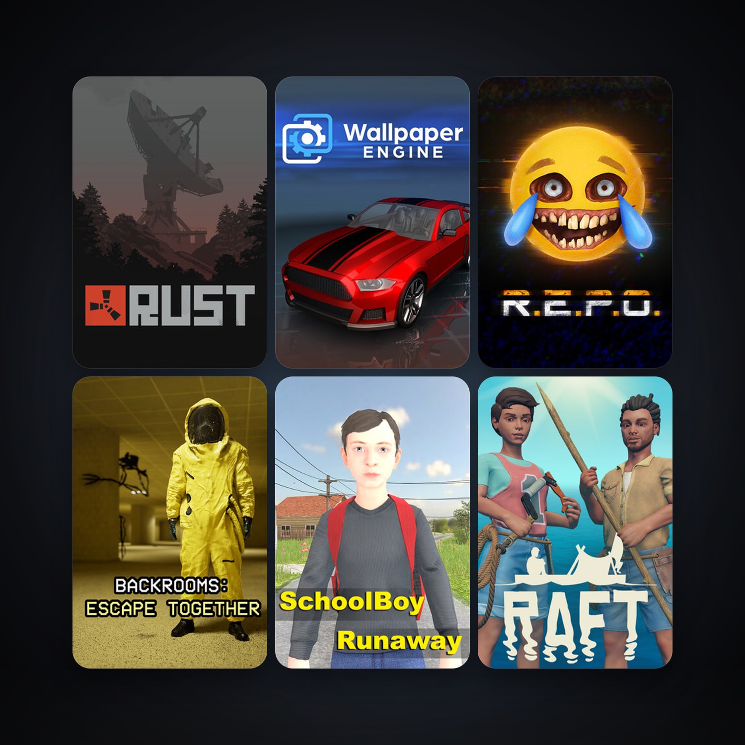 Garry's Mod + Rust, 36 games, clean — HabibiAccounts