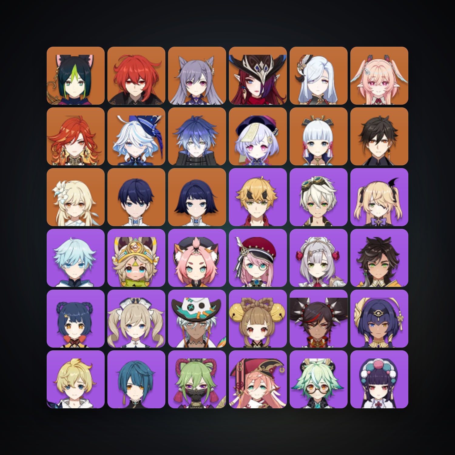 Genshin Impact | AR 56 | 60 Chars | 12× 5★ — Genshin / miHoYo Account — HabibiAccounts