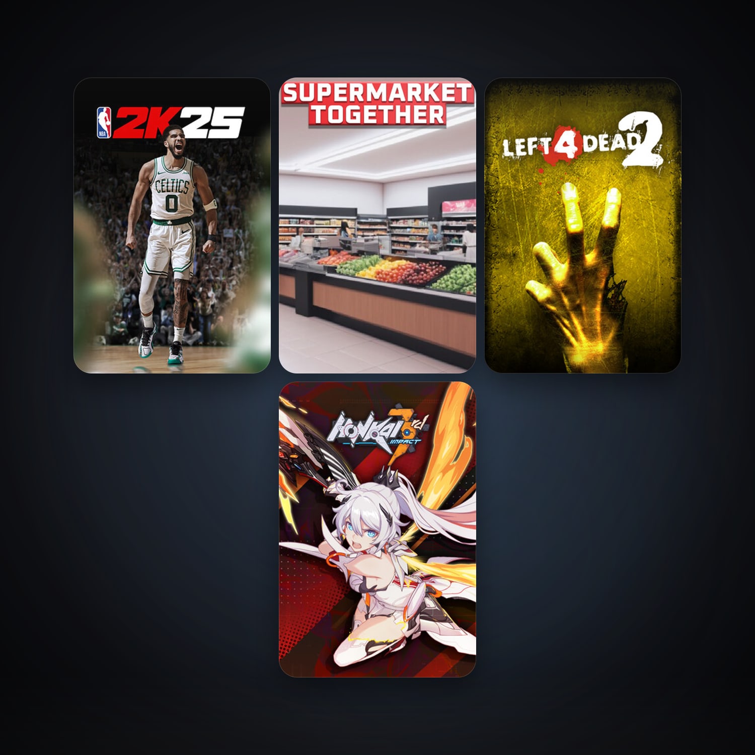 Left 4 Dead + Left 4 Dead 2, 6 games, clean — HabibiAccounts