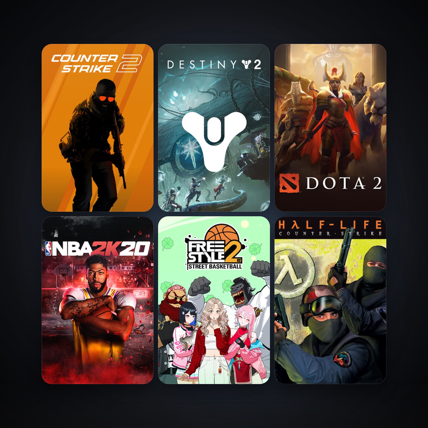 Counter-Strike + Counter-Strike: Source, 11 games, Steam 10, clean — HabibiAccounts