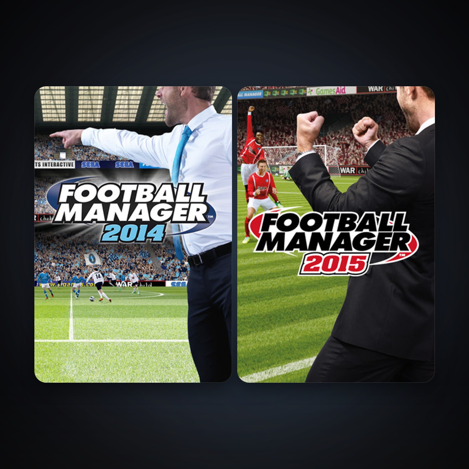 Football Manager 2014 + Football Manager 2015, 4 games, clean — HabibiAccounts