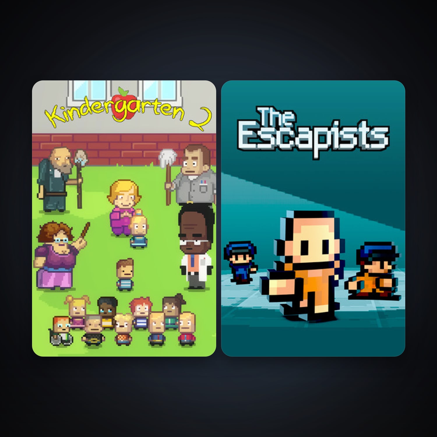 The Escapists + Kindergarten 2, 5 games, clean — HabibiAccounts