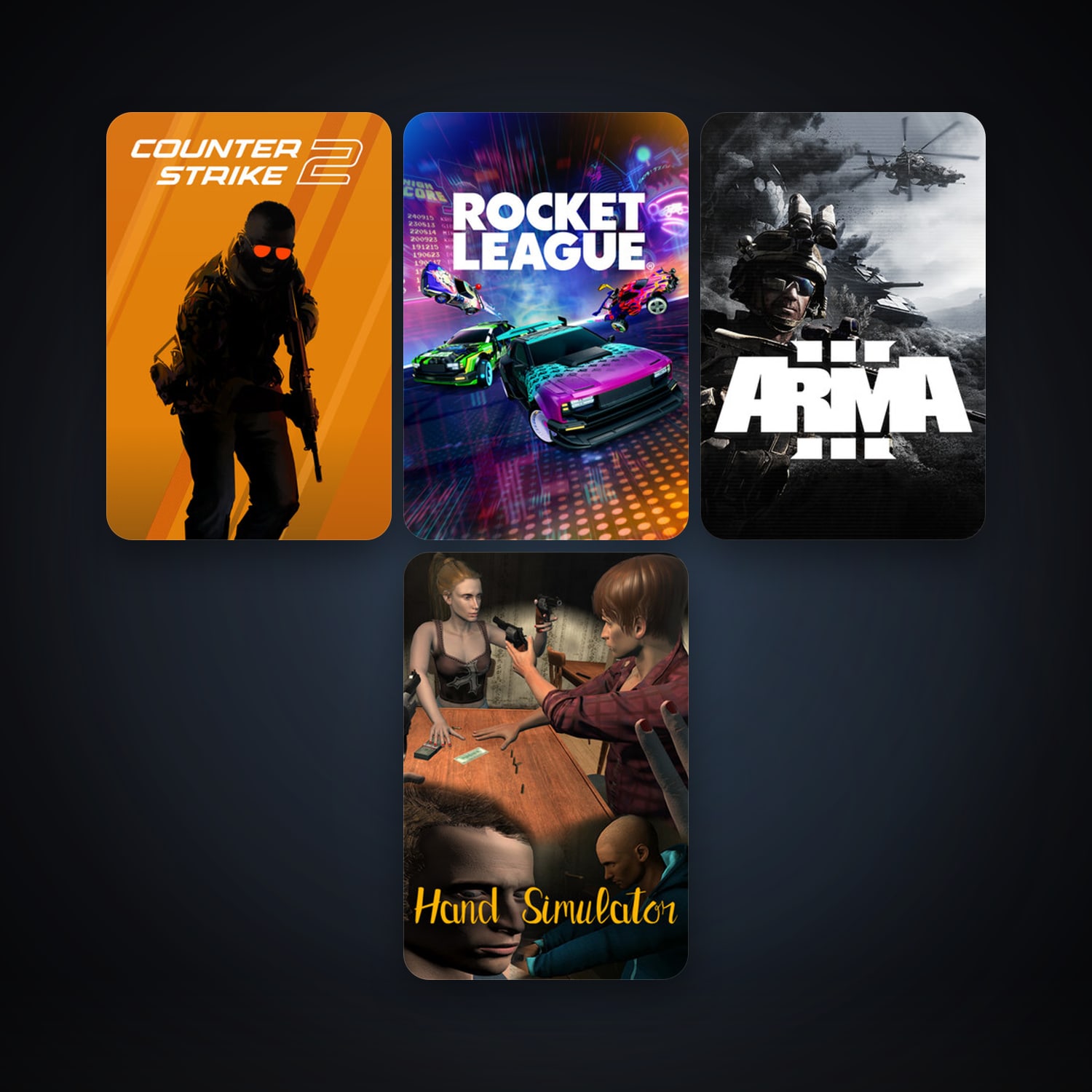 CS2 Prime + Arma 3, 8 games, clean — HabibiAccounts
