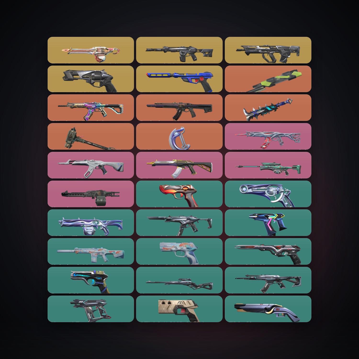NA Gold 2 locker — 4 knives, 69 skins, lvl 323 — HabibiAccounts