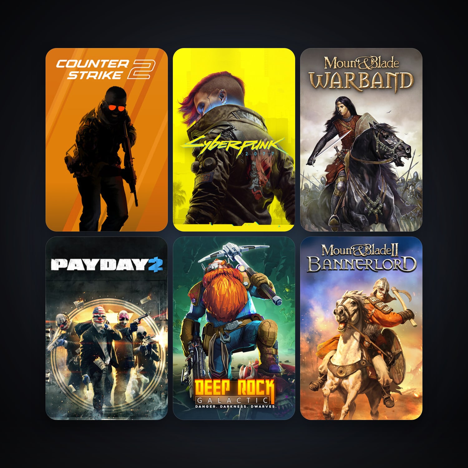 CS2 Prime + Mount & Blade: Warband, 84 games, Steam 12, clean — HabibiAccounts