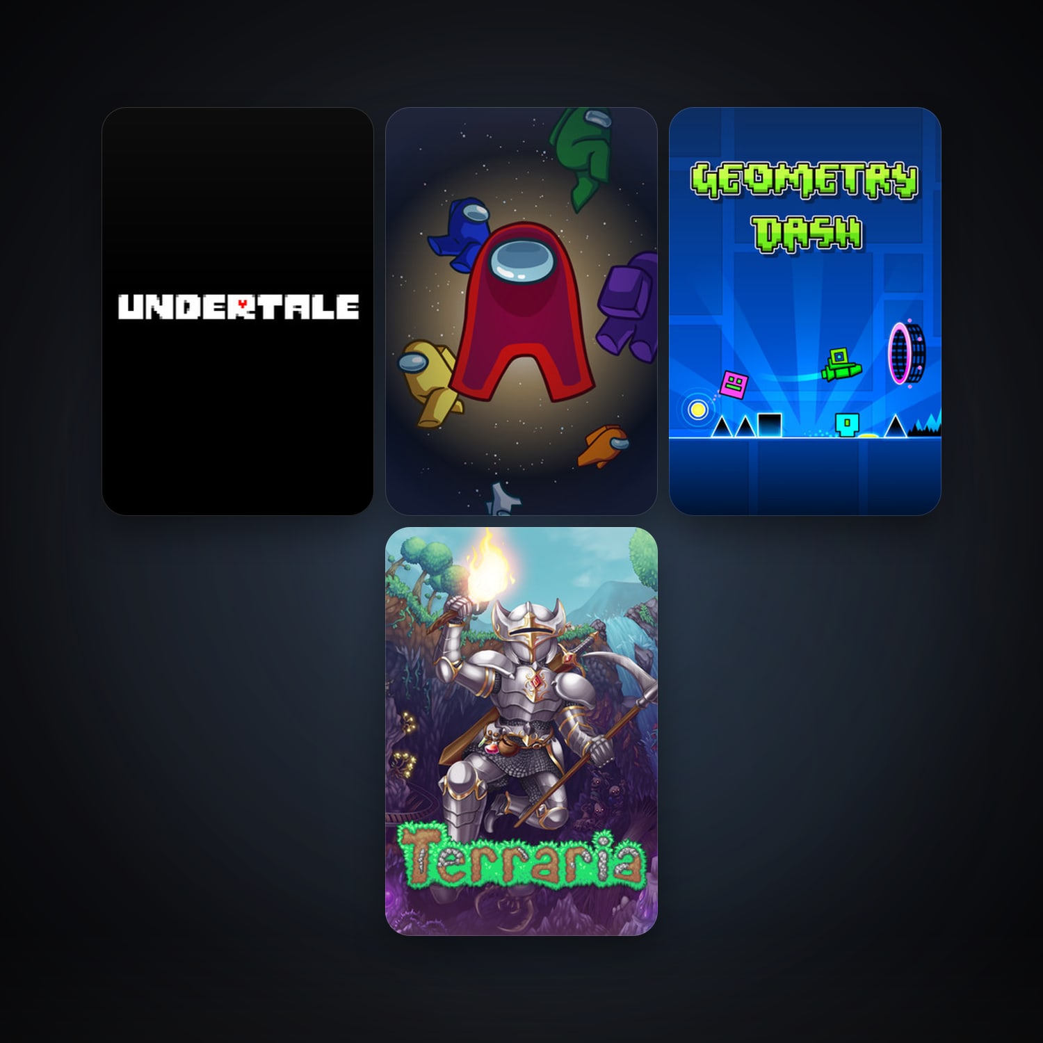 Terraria + Geometry Dash, 9 games, clean — HabibiAccounts