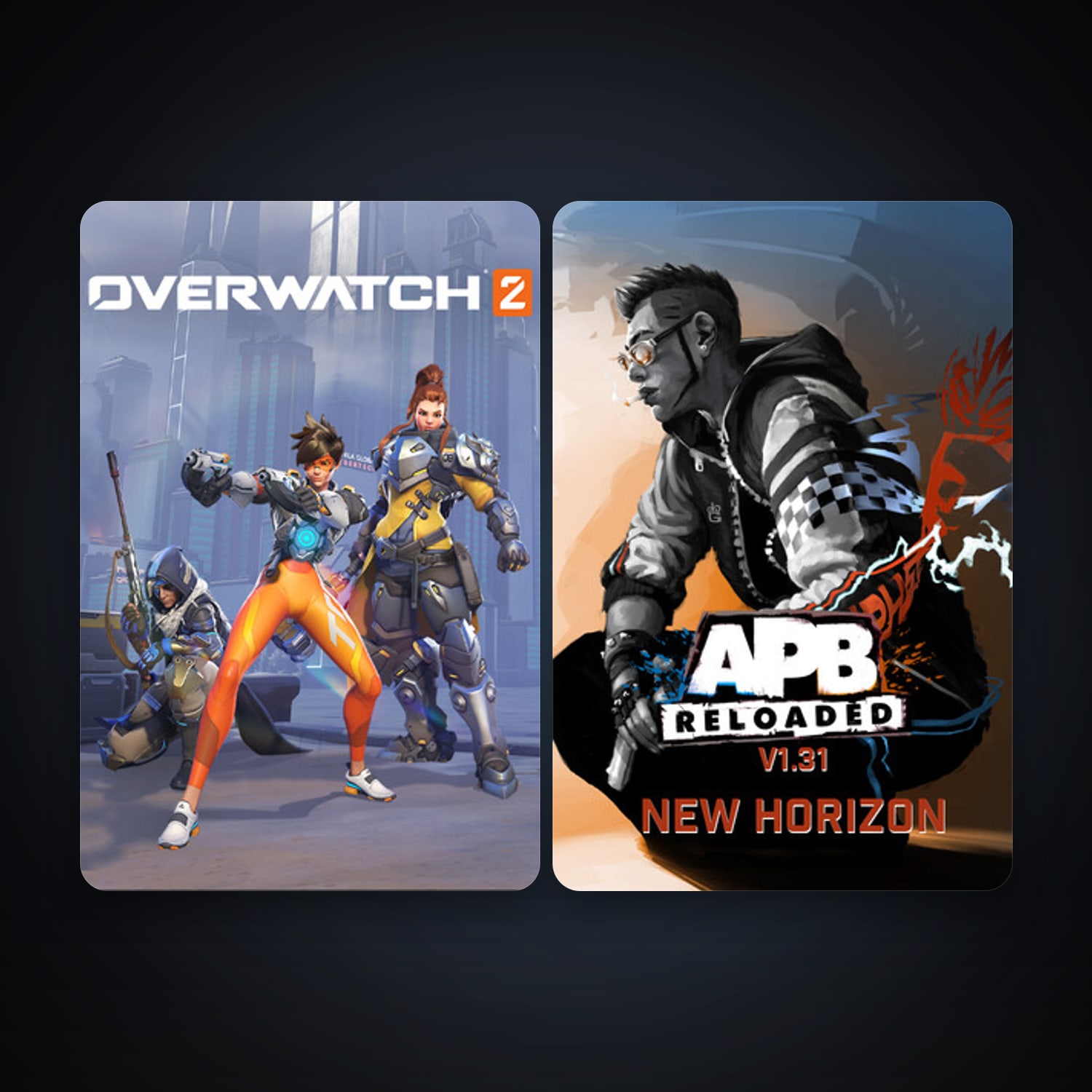 APB Reloaded + Overwatch 2, 6 games, clean — HabibiAccounts