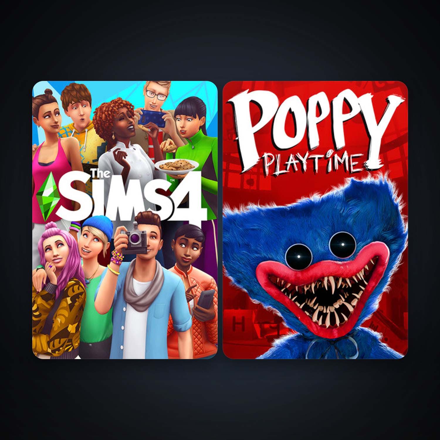 The Sims 4 + Poppy Playtime, 2 games, clean — HabibiAccounts