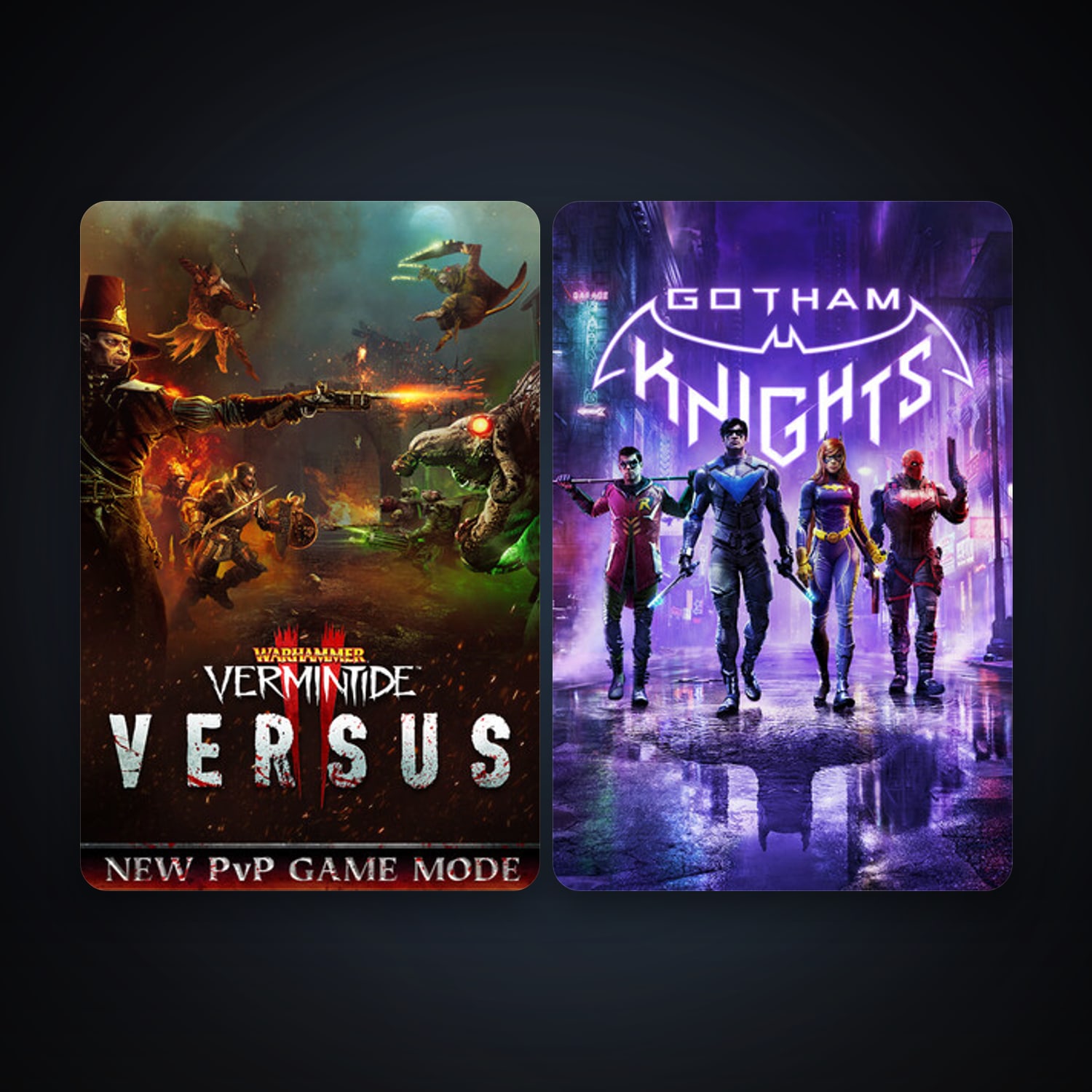 Steam account: Warhammer: Vermintide 2 + Gotham Knights, 4 games, clean — HabibiAccounts