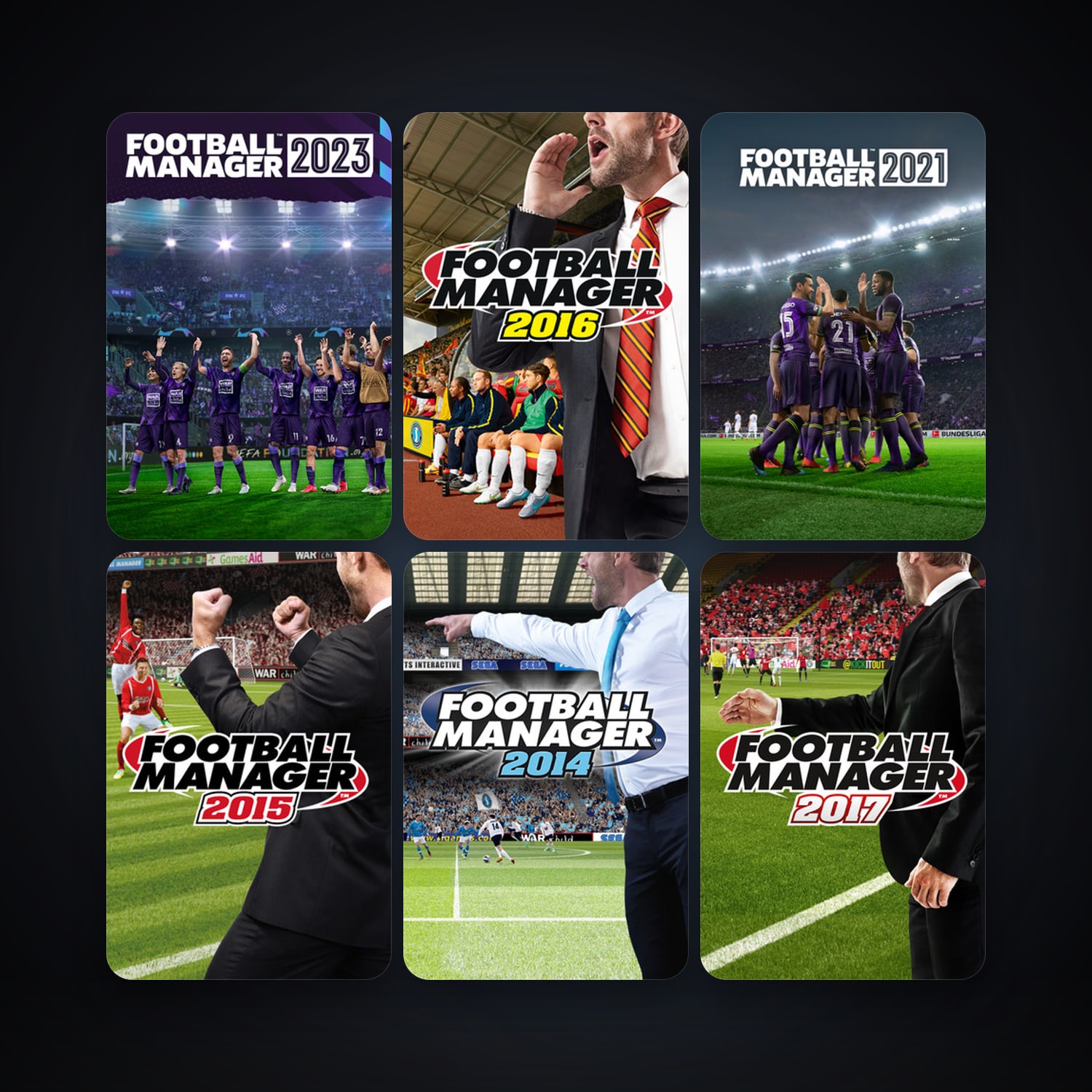 Football Manager 2014 + Football Manager 2015, 17 games, clean — HabibiAccounts