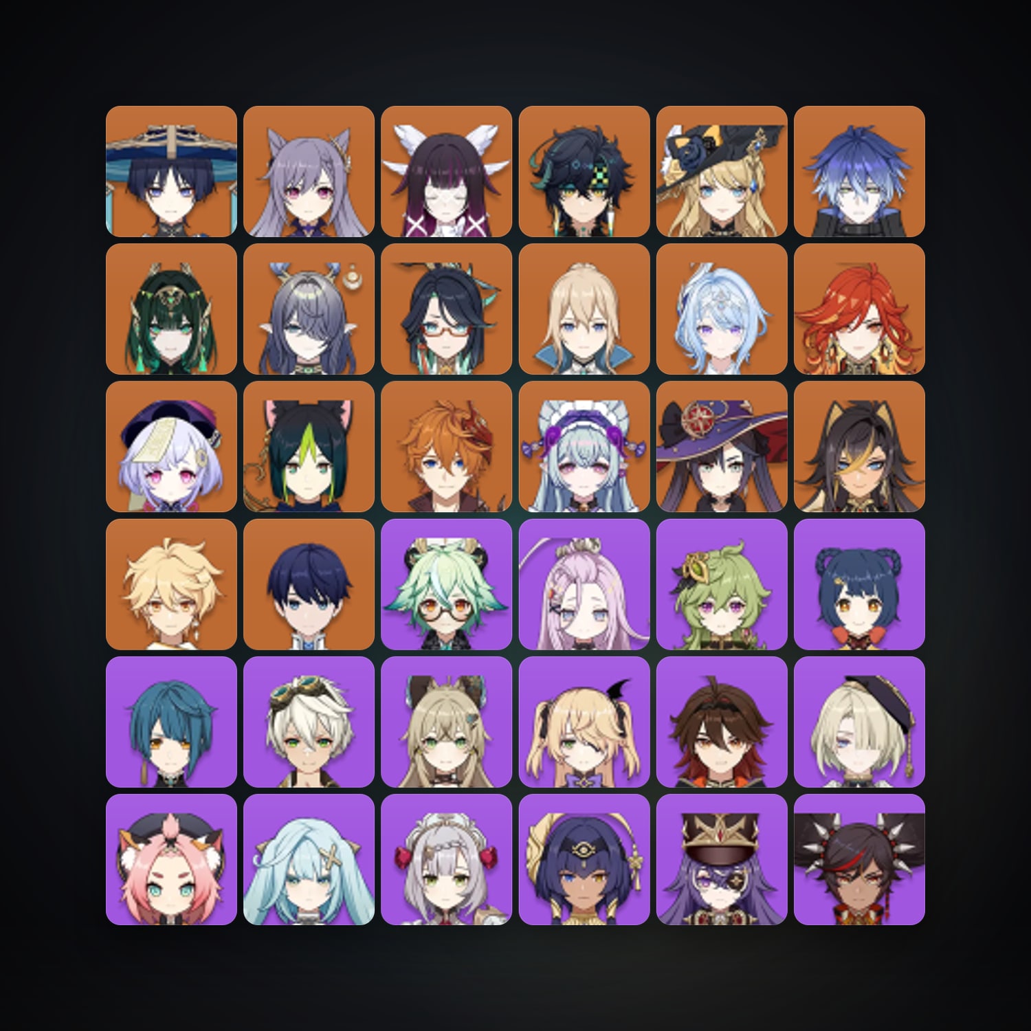 Genshin Impact | AR 58 | 64 Chars | 18× 5★ — Genshin / miHoYo Account — HabibiAccounts