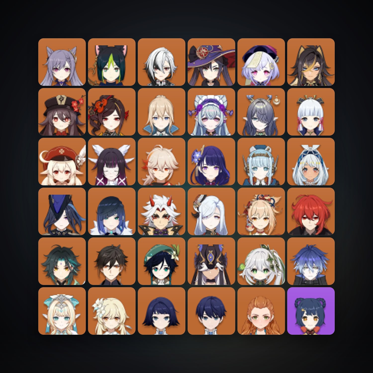 Genshin Impact | AR 60 | 83 Chars | 30× 5★ — Genshin / miHoYo Account — HabibiAccounts