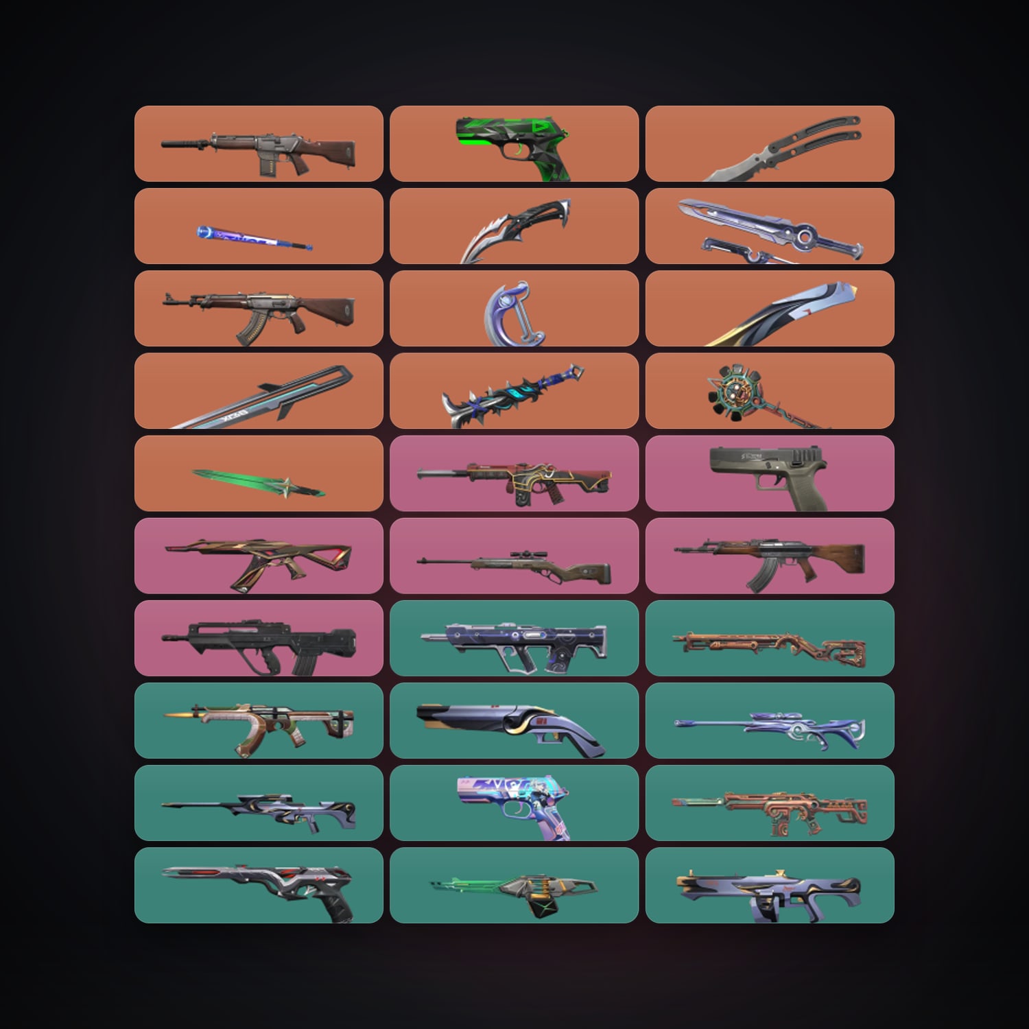 BR Bronze 3 locker — 10 knives, 149 skins, lvl 203 — HabibiAccounts