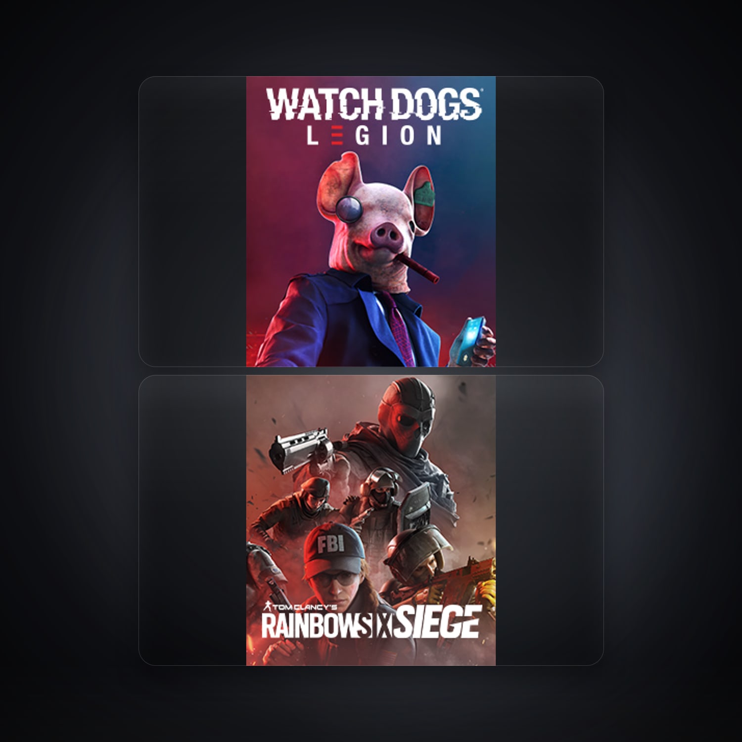 Ubisoft Watch Dogs: Legion + Tom Clancy's Rainbow Six Siege (External) — US — HabibiAccounts