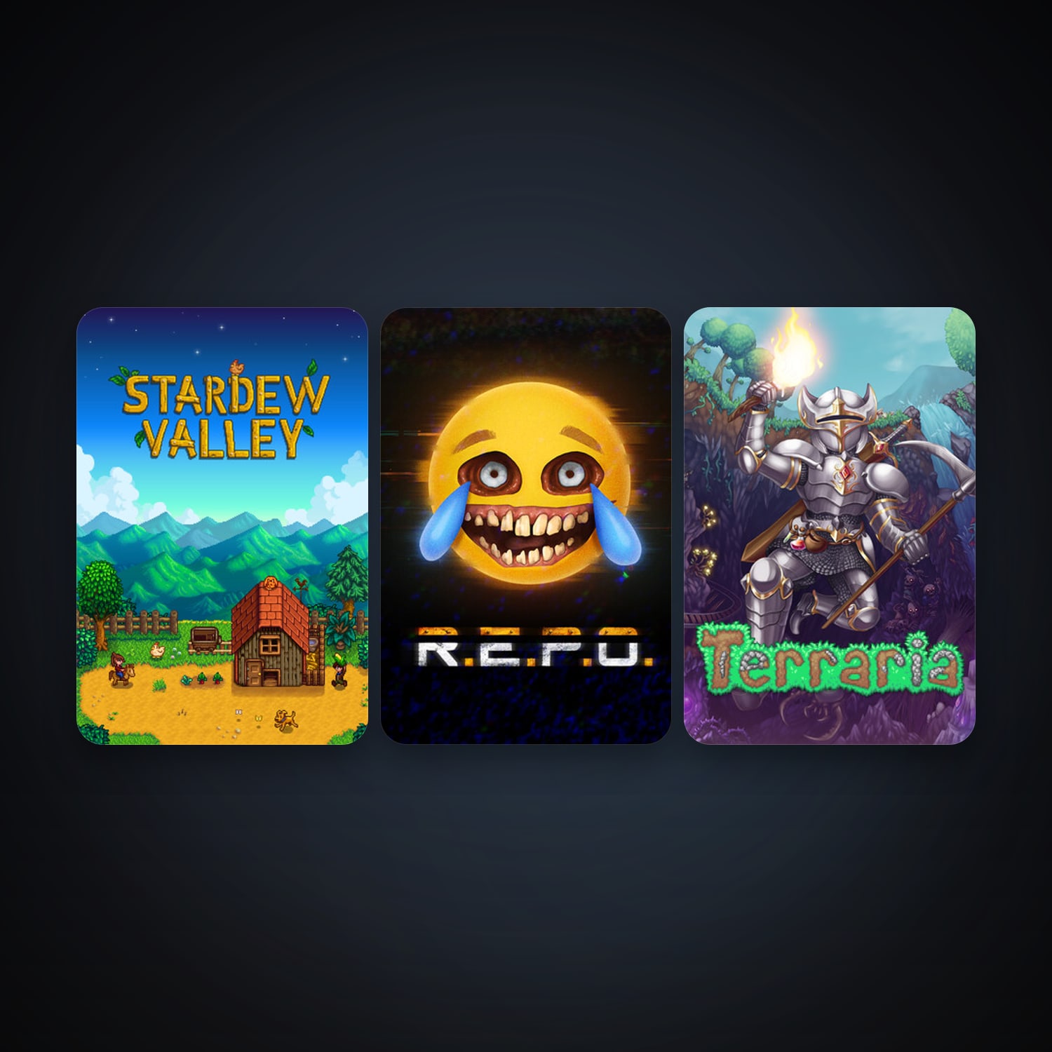 Terraria + Stardew Valley, 5 games, clean — HabibiAccounts