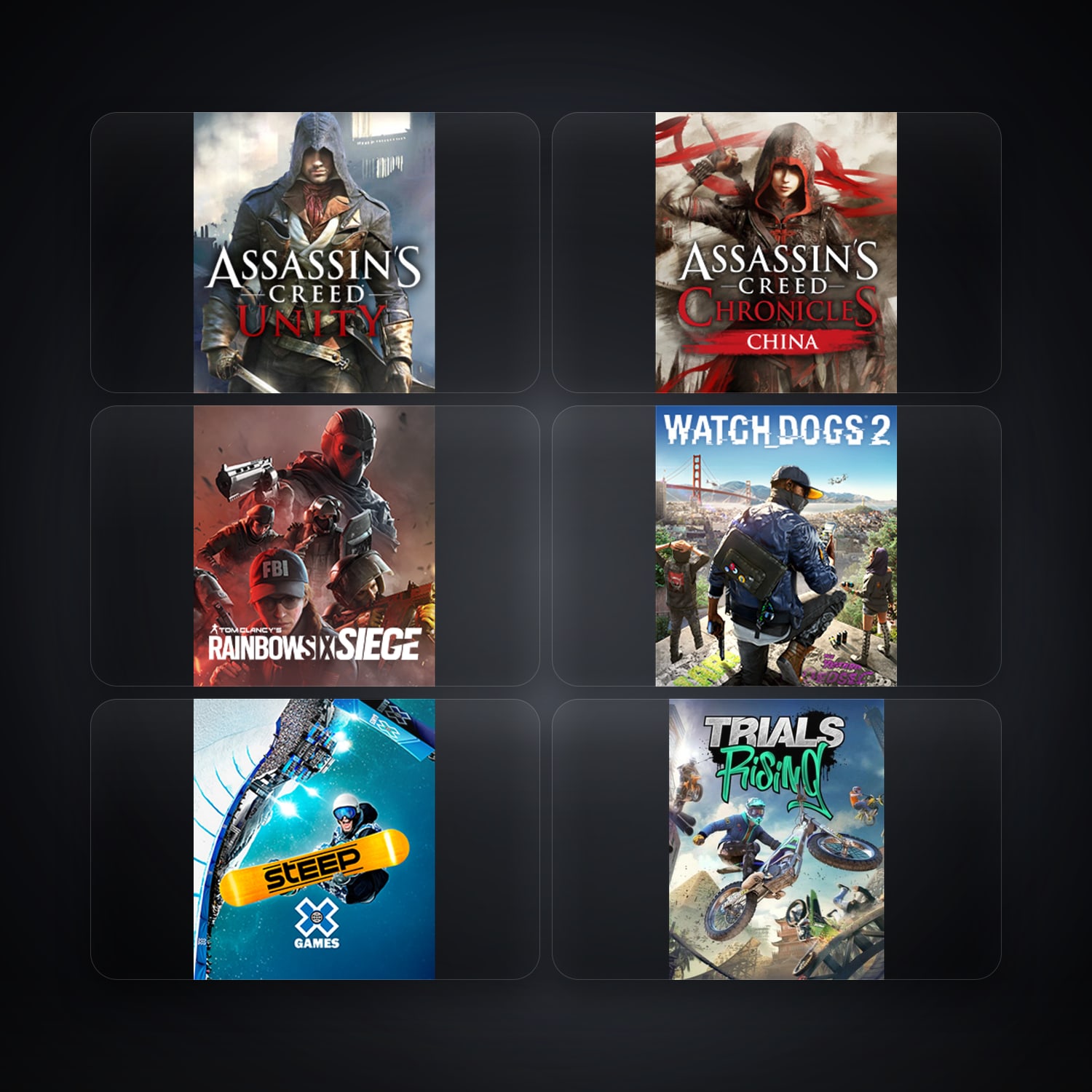 Ubisoft Assassin's Creed Unity + Assassin's Creed Chronicles China — TR — 10 games — HabibiAccounts