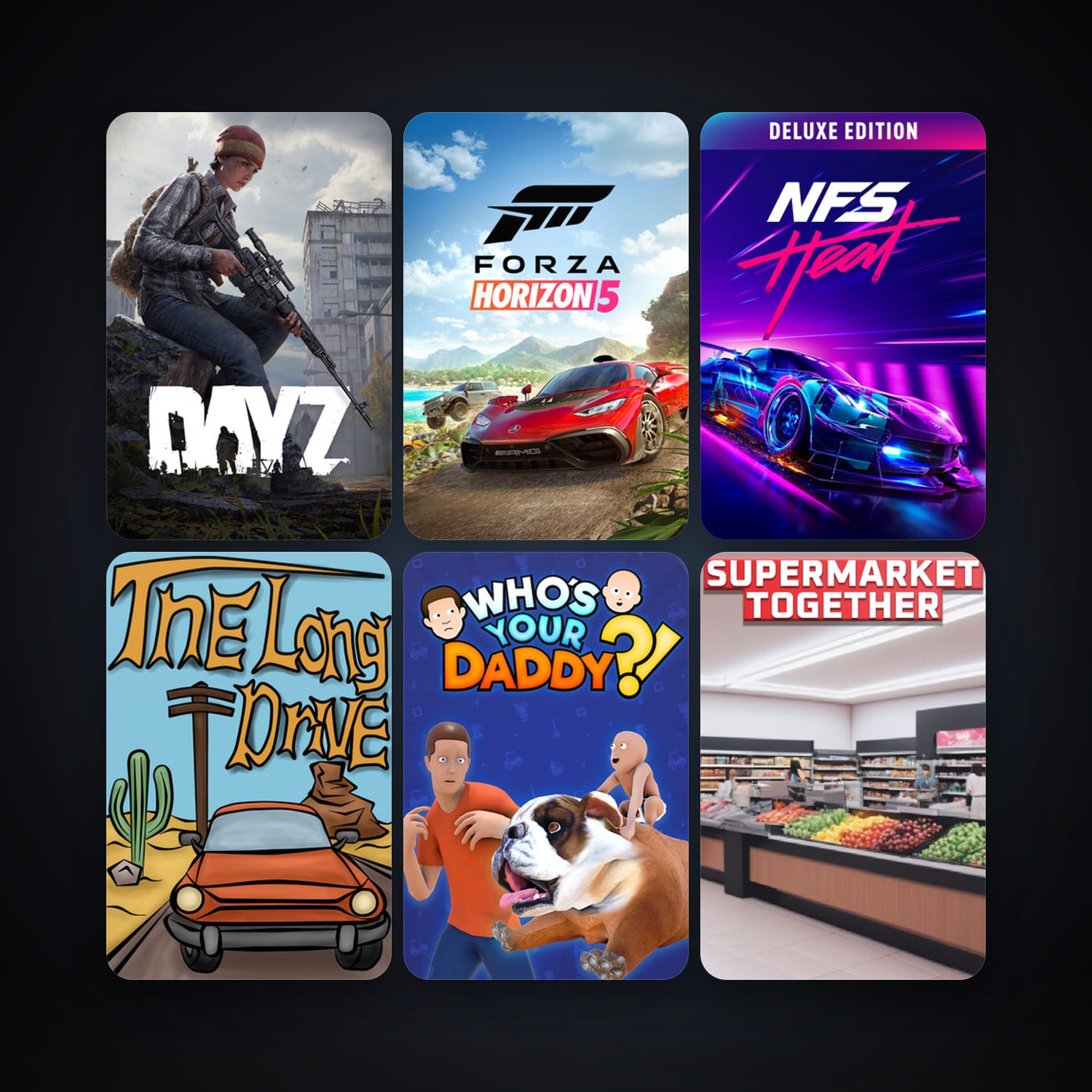 DayZ + Who's Your Daddy, 11 games, clean — HabibiAccounts