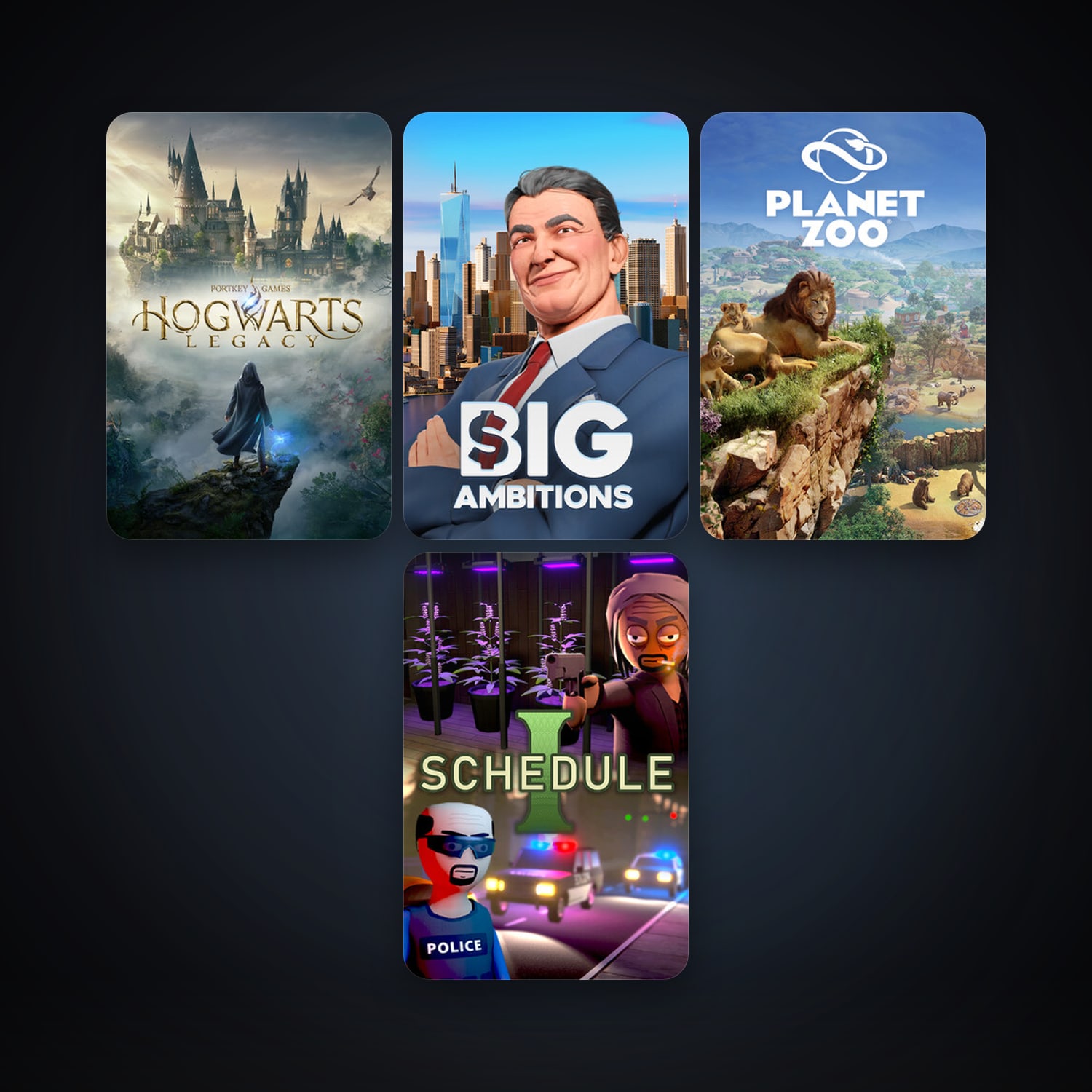 Planet Zoo + Hogwarts Legacy, 5 games, clean — HabibiAccounts