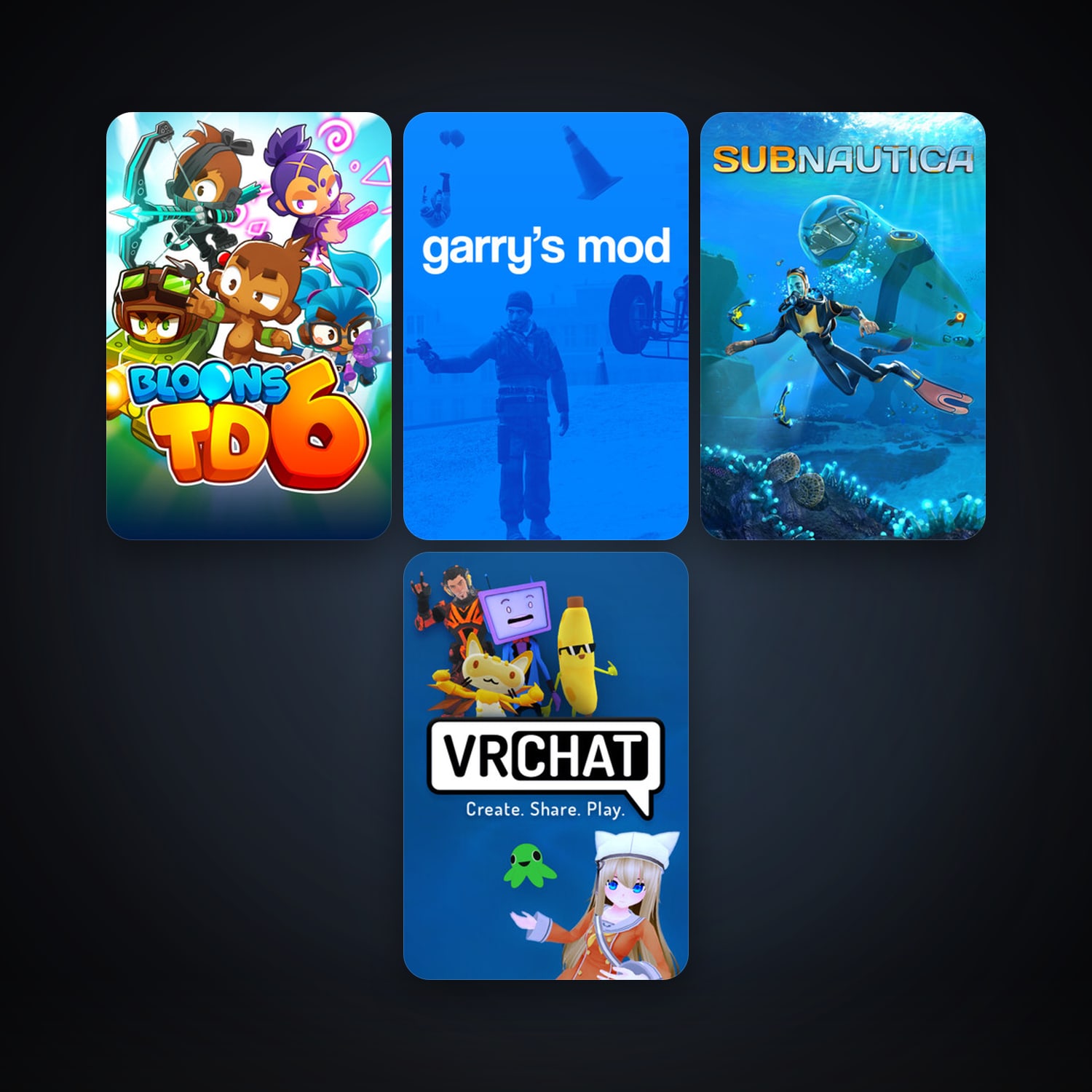Garry's Mod + Subnautica, 15 games, clean — HabibiAccounts