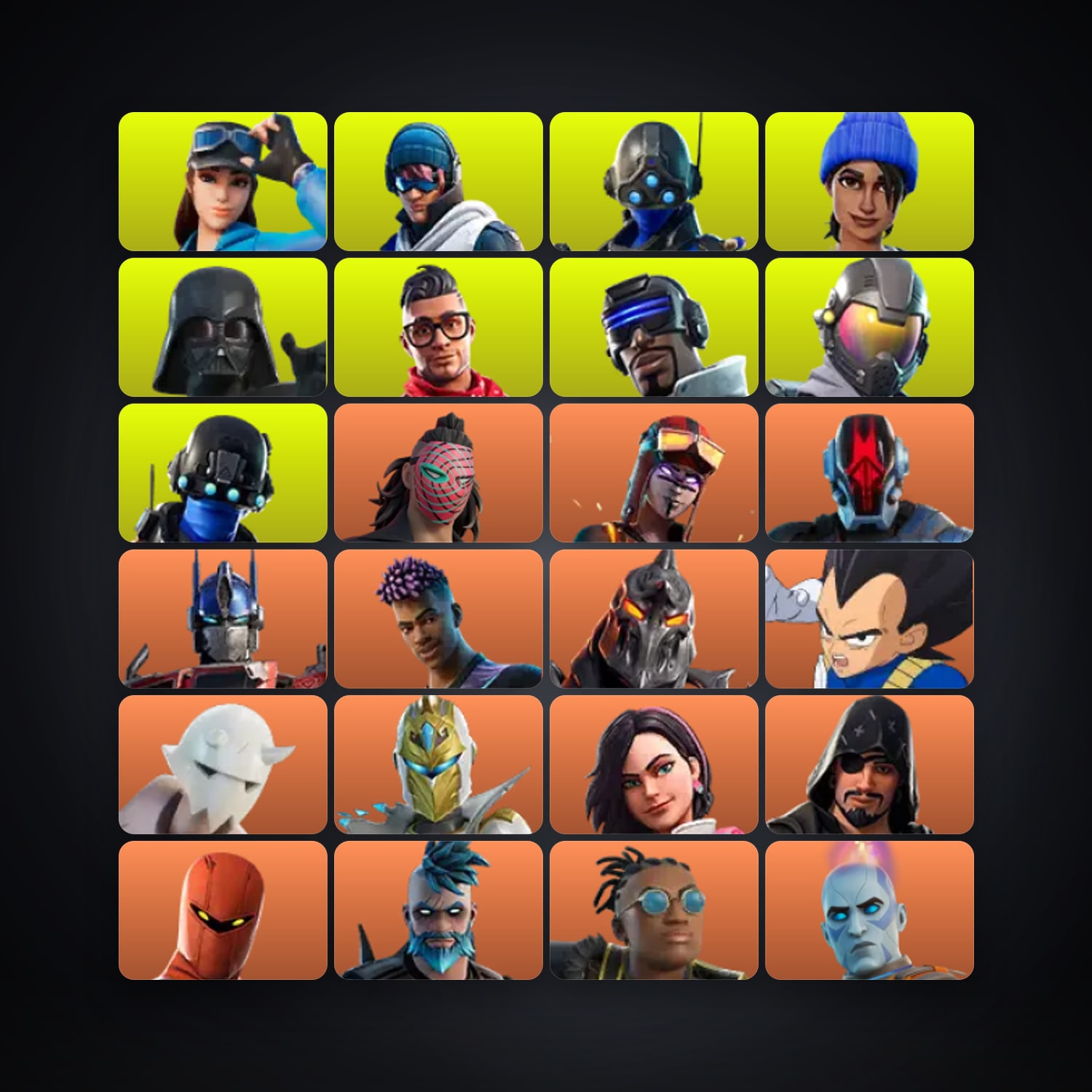 Fortnite account with Rogue Agent & Peely — 193 skins — 400 V-Bucks — lvl 3752 — HabibiAccounts