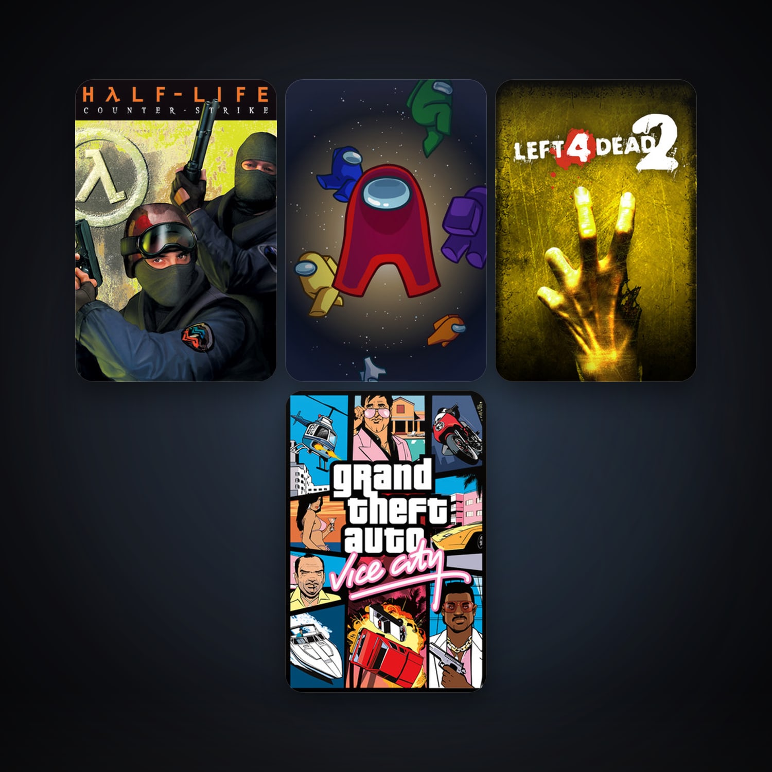 Counter-Strike + Left 4 Dead 2, 8 games, clean — HabibiAccounts