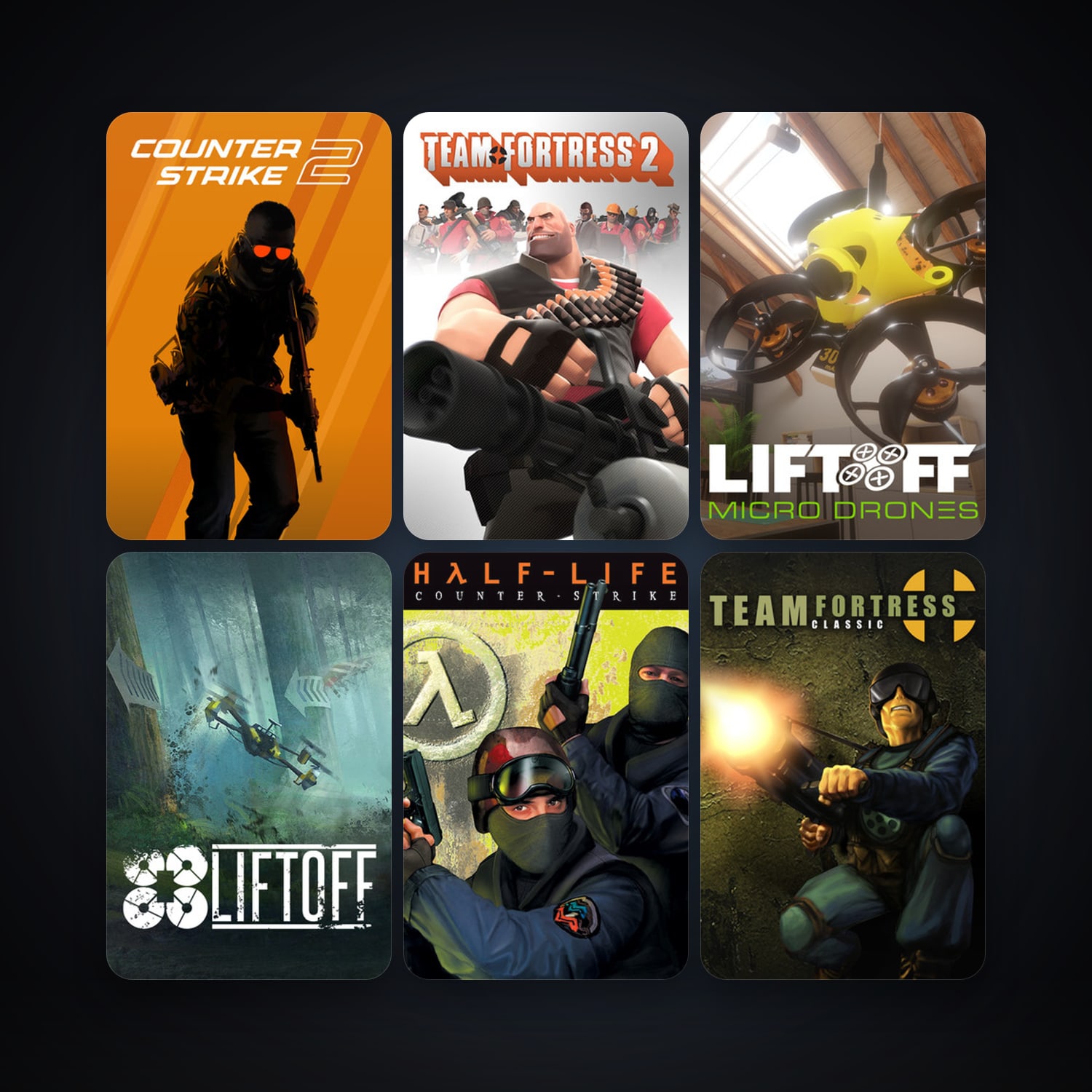 Counter-Strike + Team Fortress Classic, 28 games, clean — HabibiAccounts