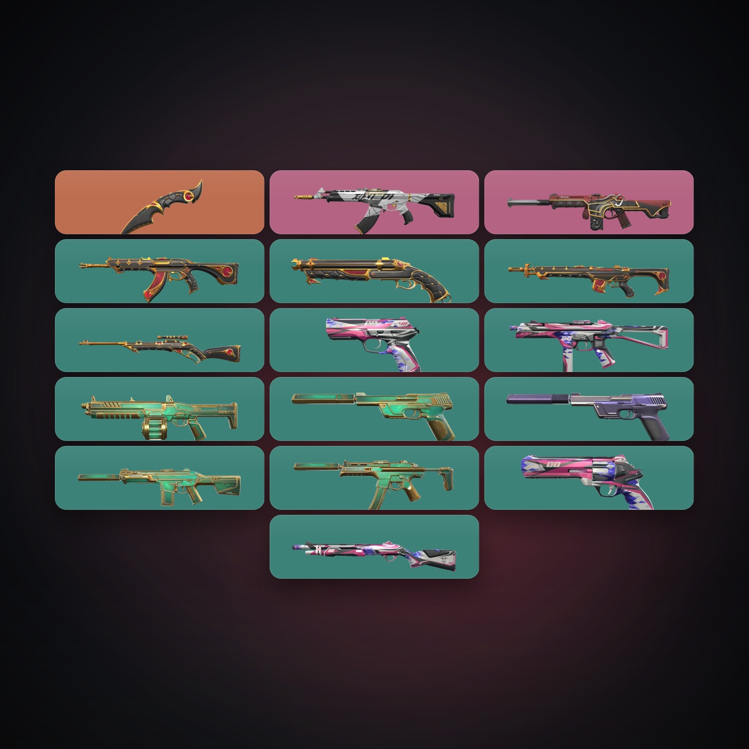 EU Plat 1 locker — 1 knives, 16 skins, lvl 21 — HabibiAccounts