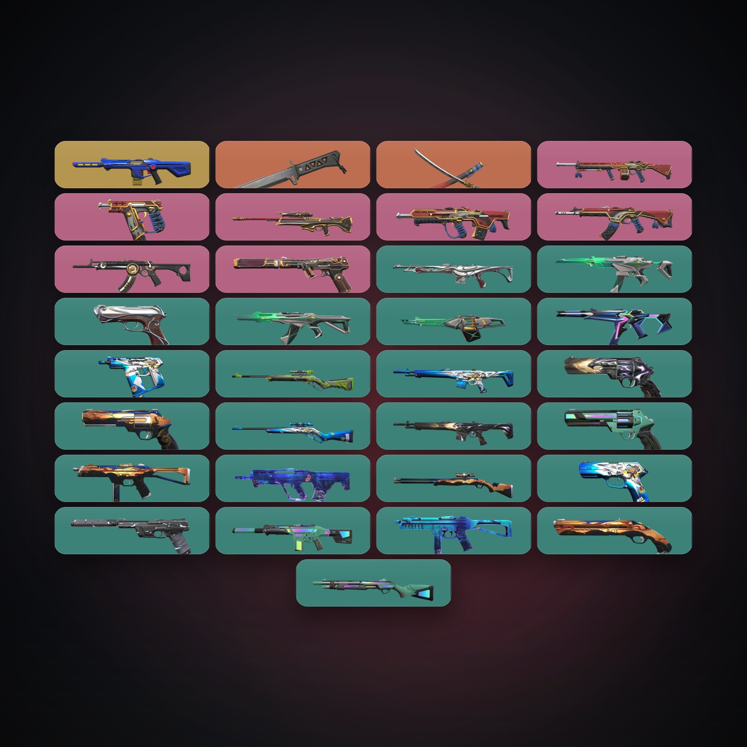 EU Silver 3 locker — 2 knives, 33 skins, lvl 54 — HabibiAccounts
