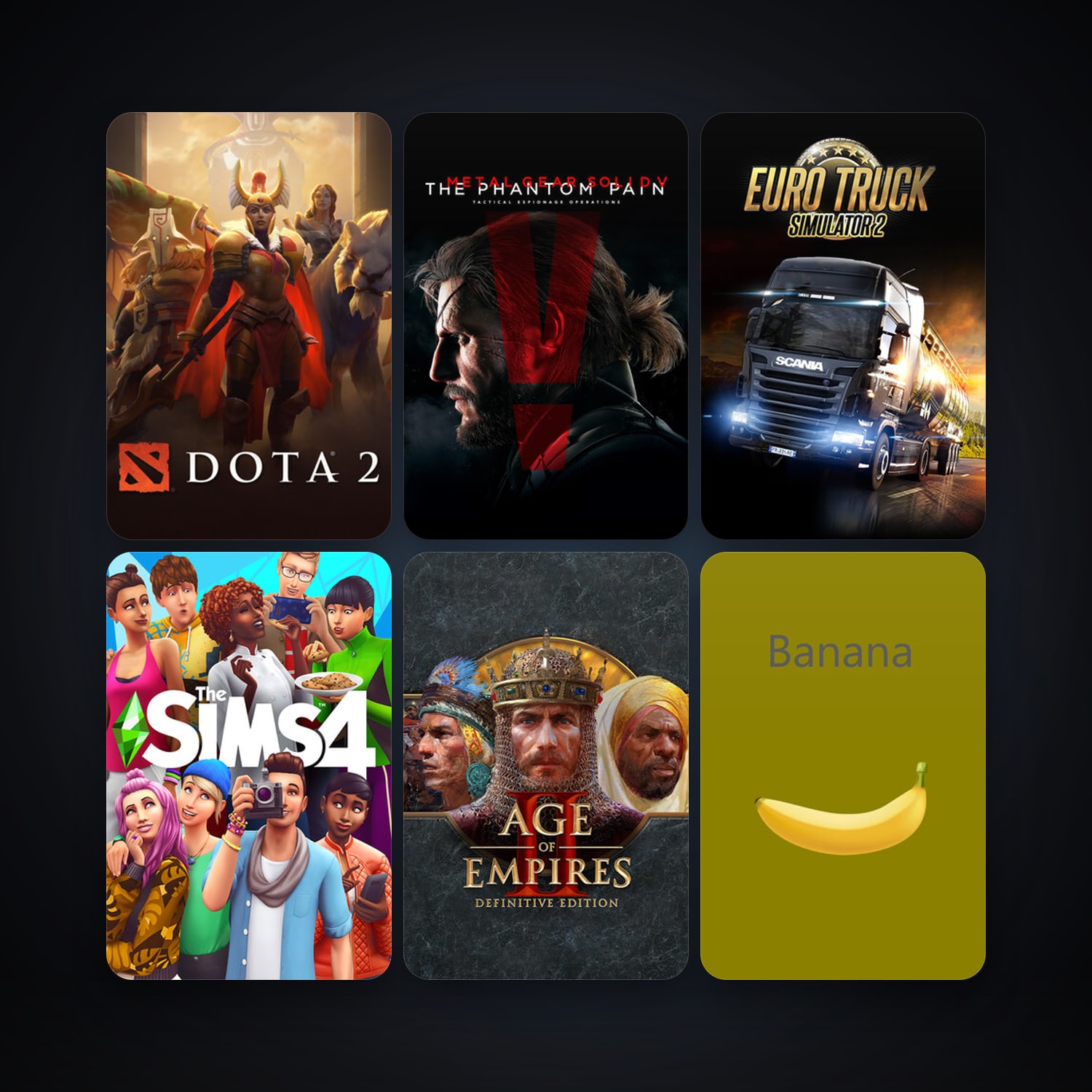 Dota 2 + Euro Truck Simulator 2, 12 games, clean — HabibiAccounts