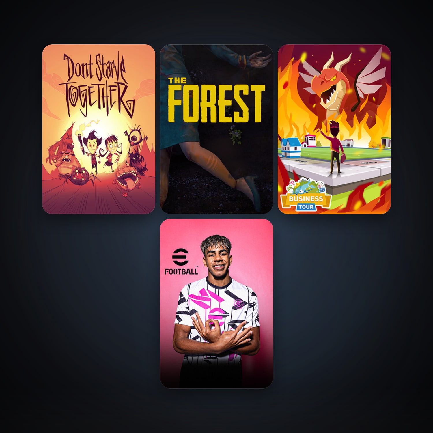 The Forest + Don't Starve Together, 9 games, clean — HabibiAccounts