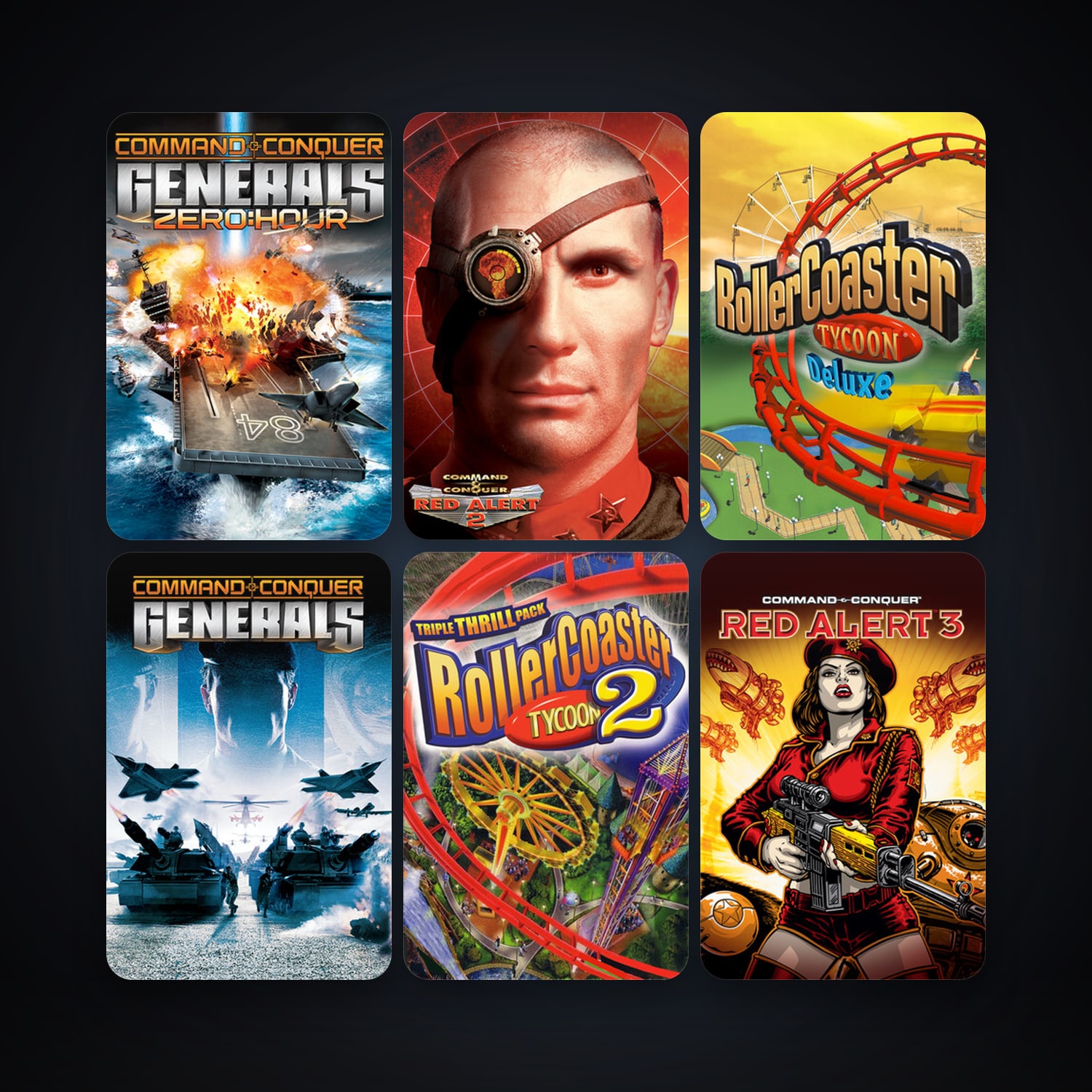 Command & Conquer: Red Alert 3 + Command & Conquer 3: Tiberium Wars, 21 games, clean — HabibiAccounts