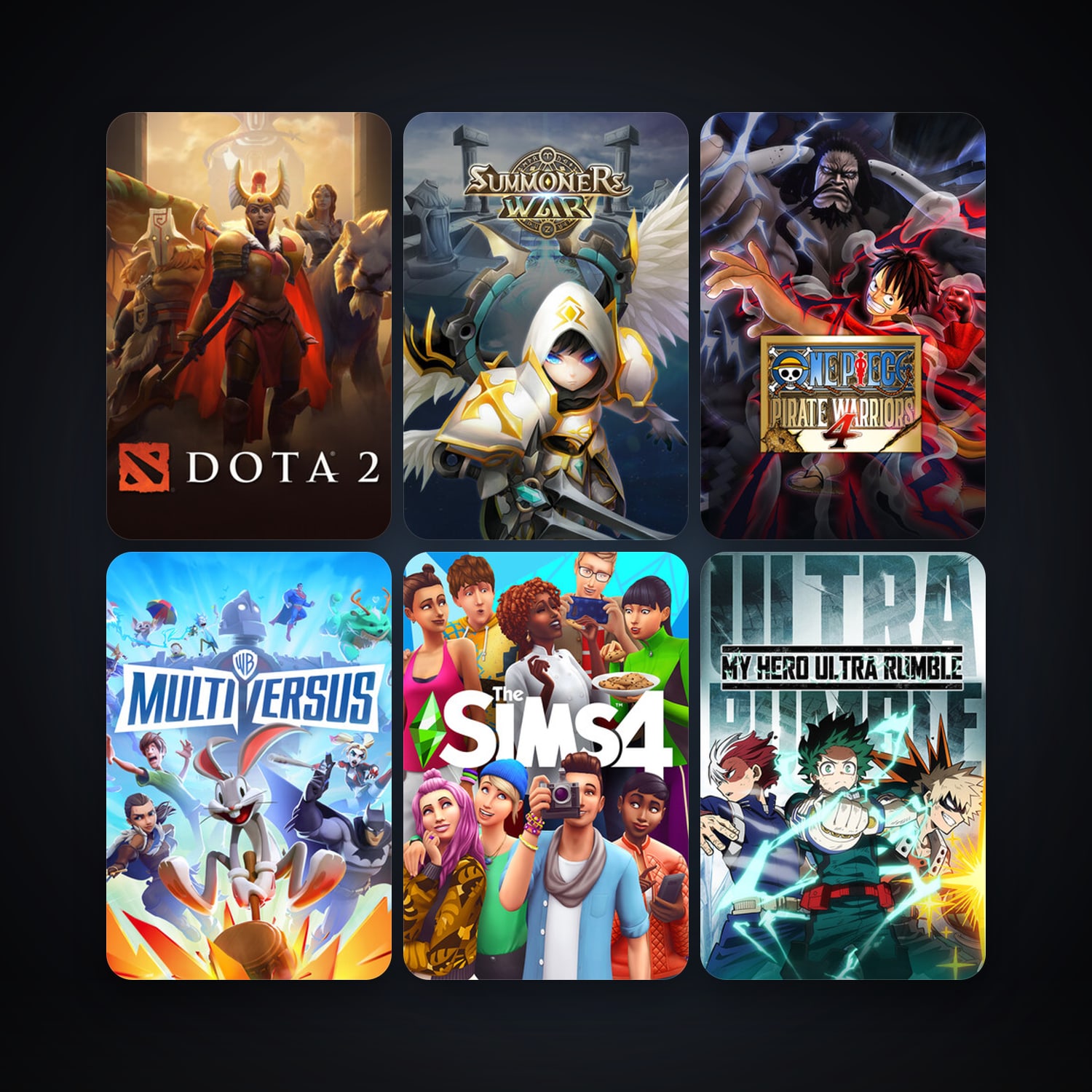 Dota 2 + ONE PIECE: PIRATE WARRIORS 4, 15 games, clean — HabibiAccounts