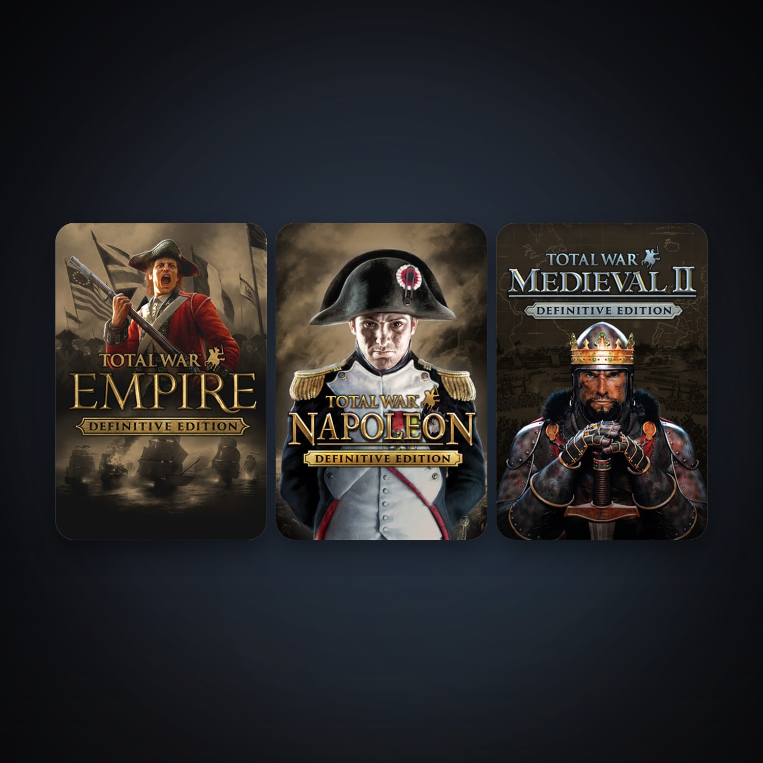 Steam account: Medieval II: Total War + Empire: Total War, 11 games, clean — HabibiAccounts