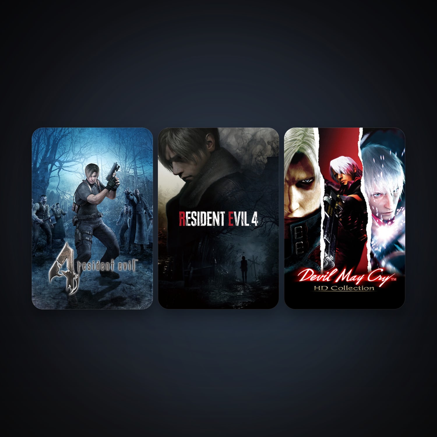 resident evil 4 (2005) + Devil May Cry HD Collection, 4 games, clean — HabibiAccounts