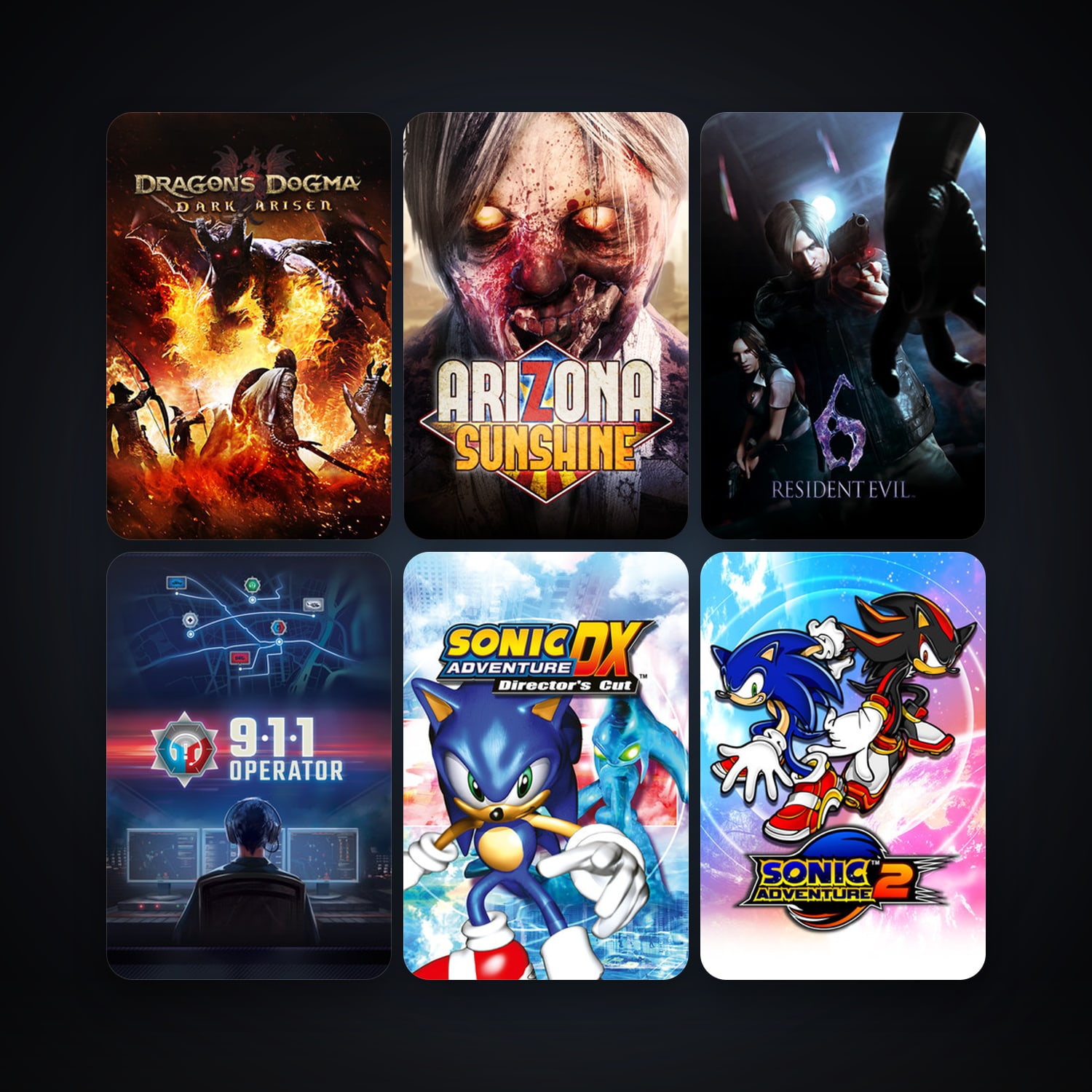 Sonic Adventure DX + Sonic Adventure 2, 19 games, clean — HabibiAccounts