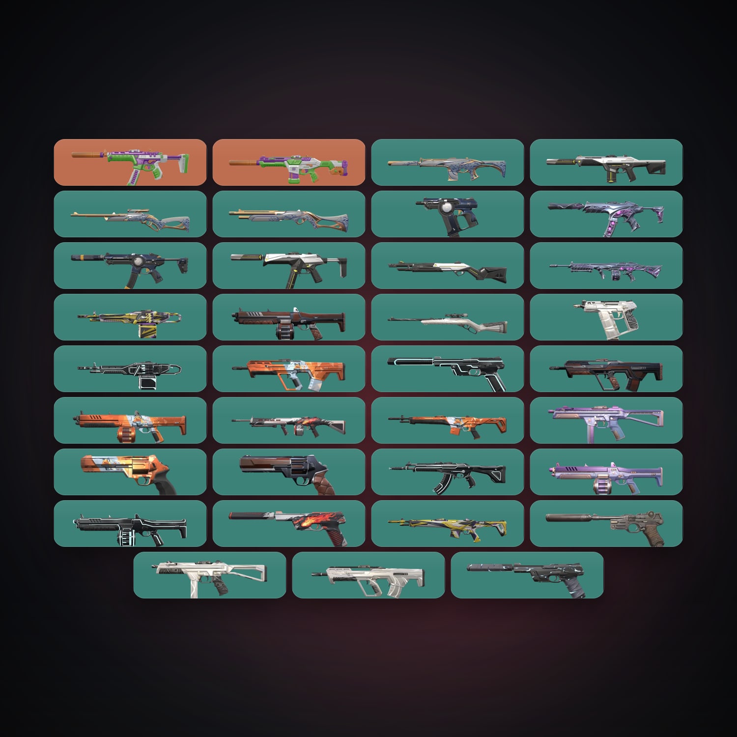 EU Bronze 2 locker — 35 skins, lvl 41 · 263044920 — HabibiAccounts