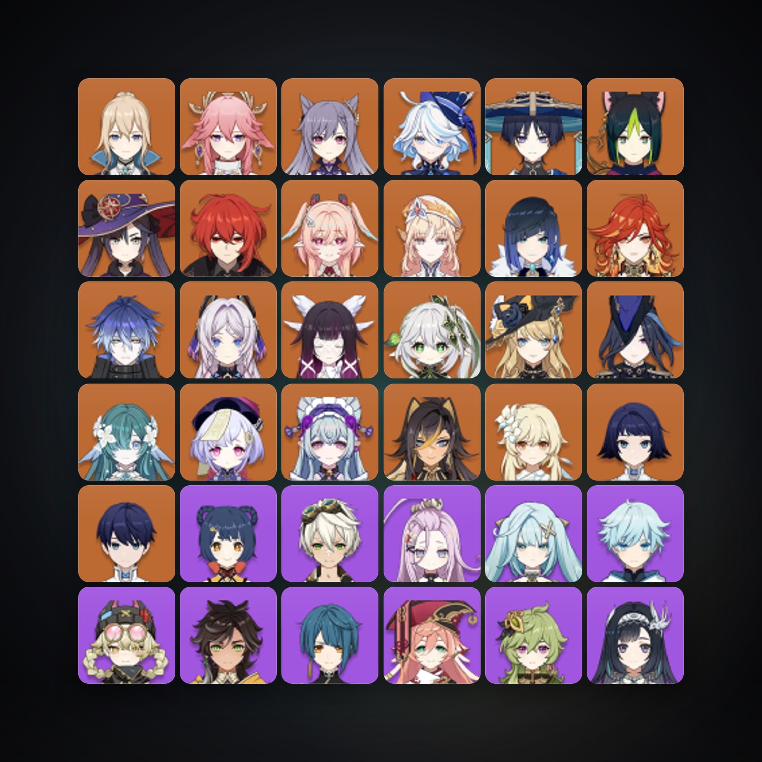 Genshin Impact | AR 60 | 75 Chars | 22× 5★ — Genshin / miHoYo Account · 263044960 — HabibiAccounts