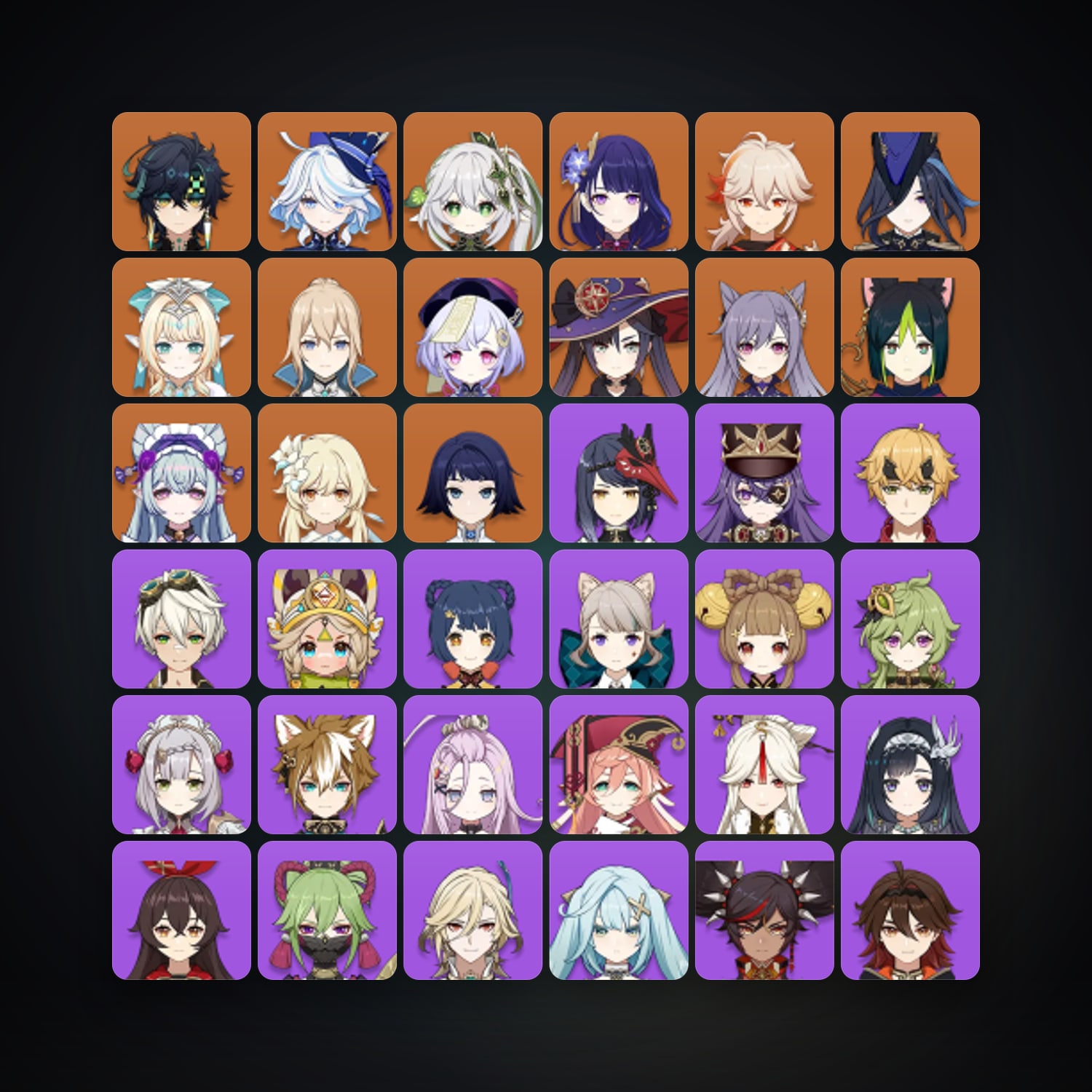 جينشن إمباكت | AR 55 | 51 شخصية | 13× 5★ — HabibiAccounts