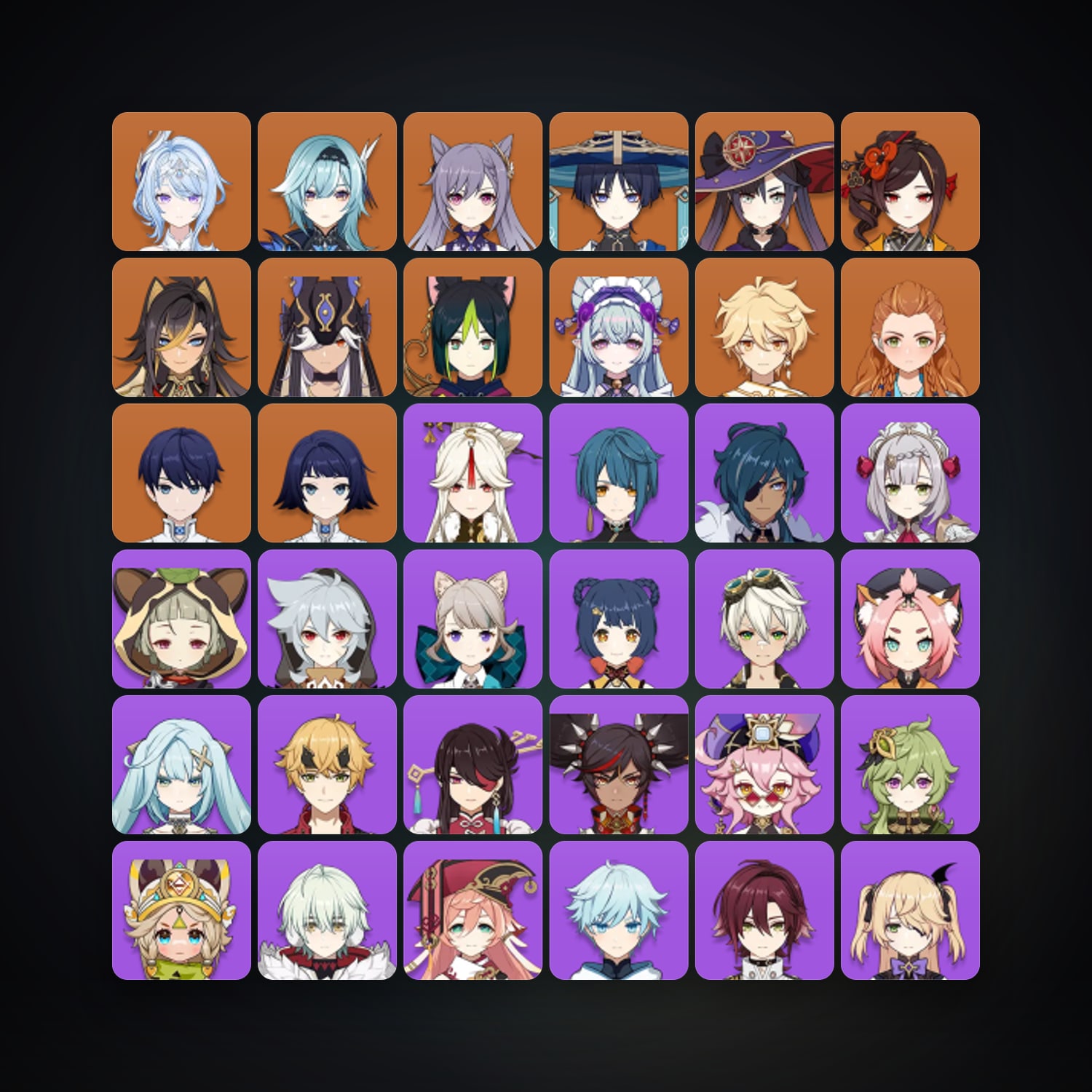 Genshin Impact | AR 50 | 45 Chars | 10× 5★ — Genshin / miHoYo Account · 263045268 — HabibiAccounts