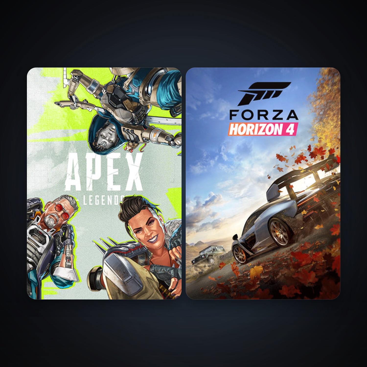 Apex Legends + Forza Horizon 4, 3 games, clean — HabibiAccounts
