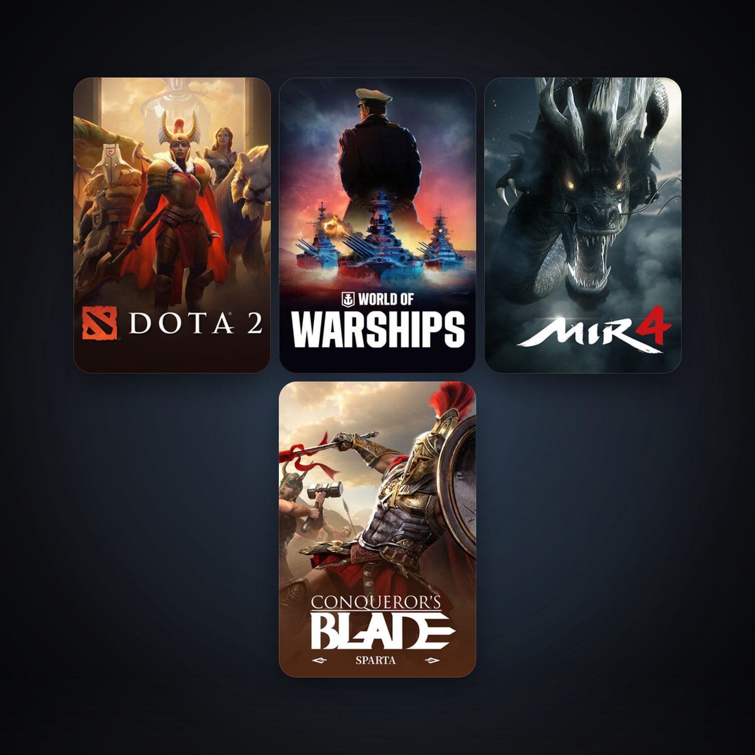 Dota 2 + World of Warships, 7 games, clean — HabibiAccounts