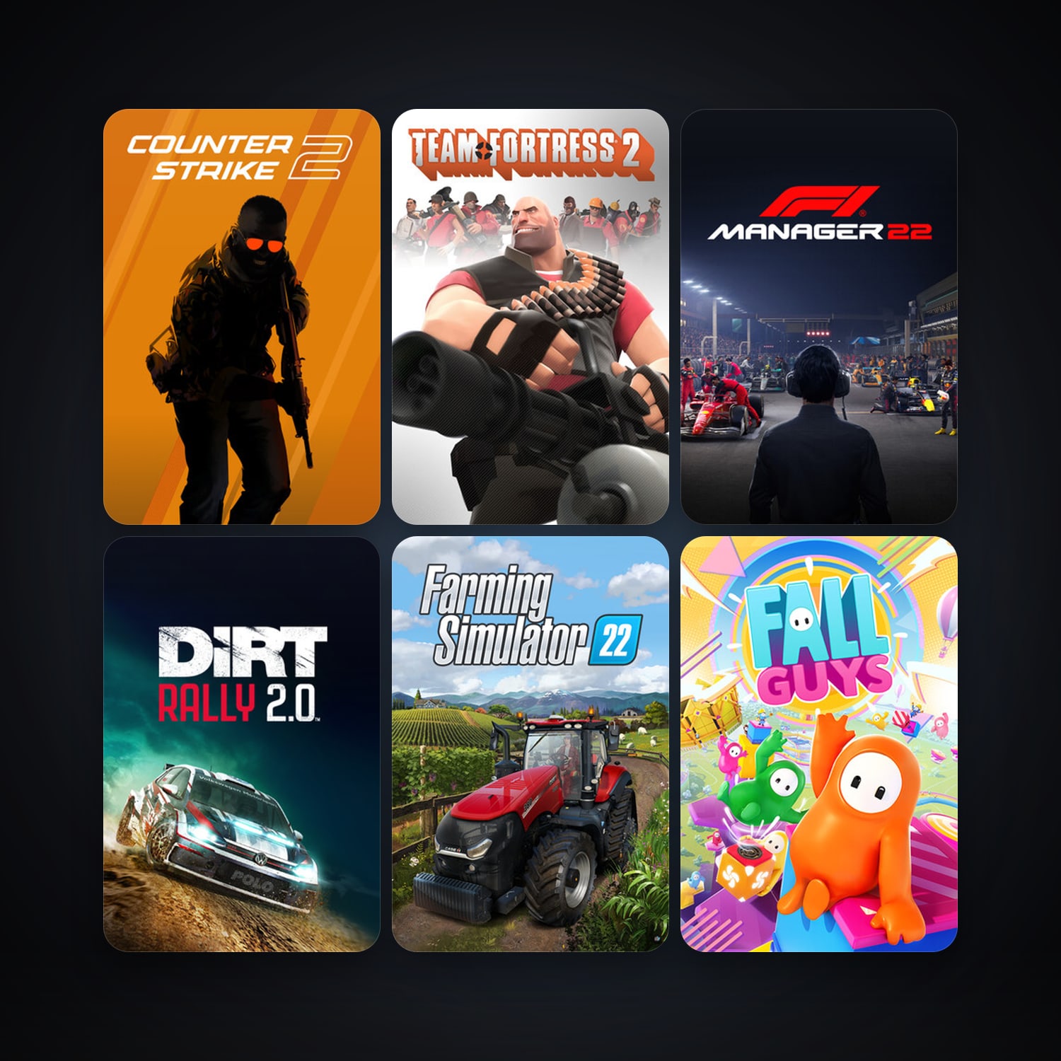 Team Fortress 2 + Dota 2, 38 games, Steam 10, clean — HabibiAccounts