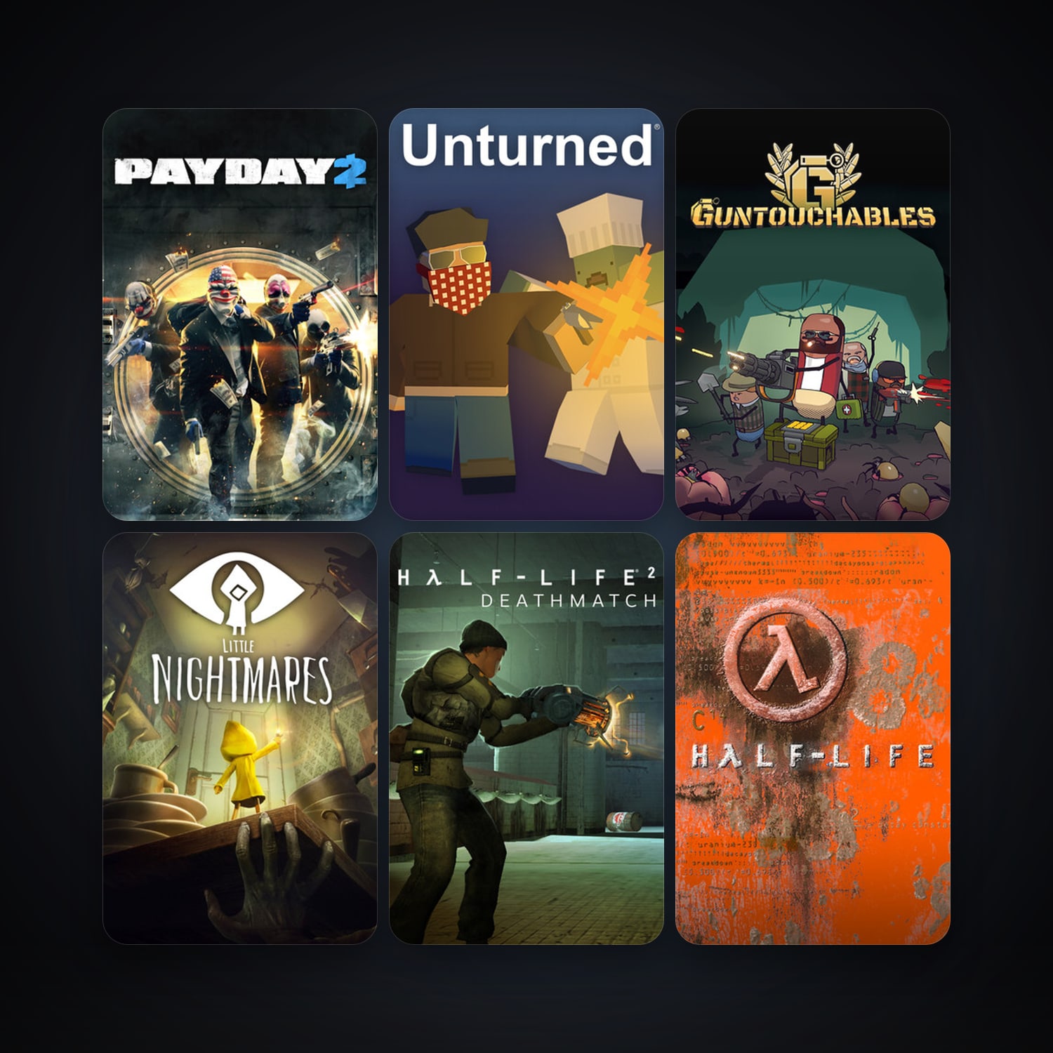 Steam account — Half-Life + Half-Life 2, 23 games, Steam 10, clean — HabibiAccounts