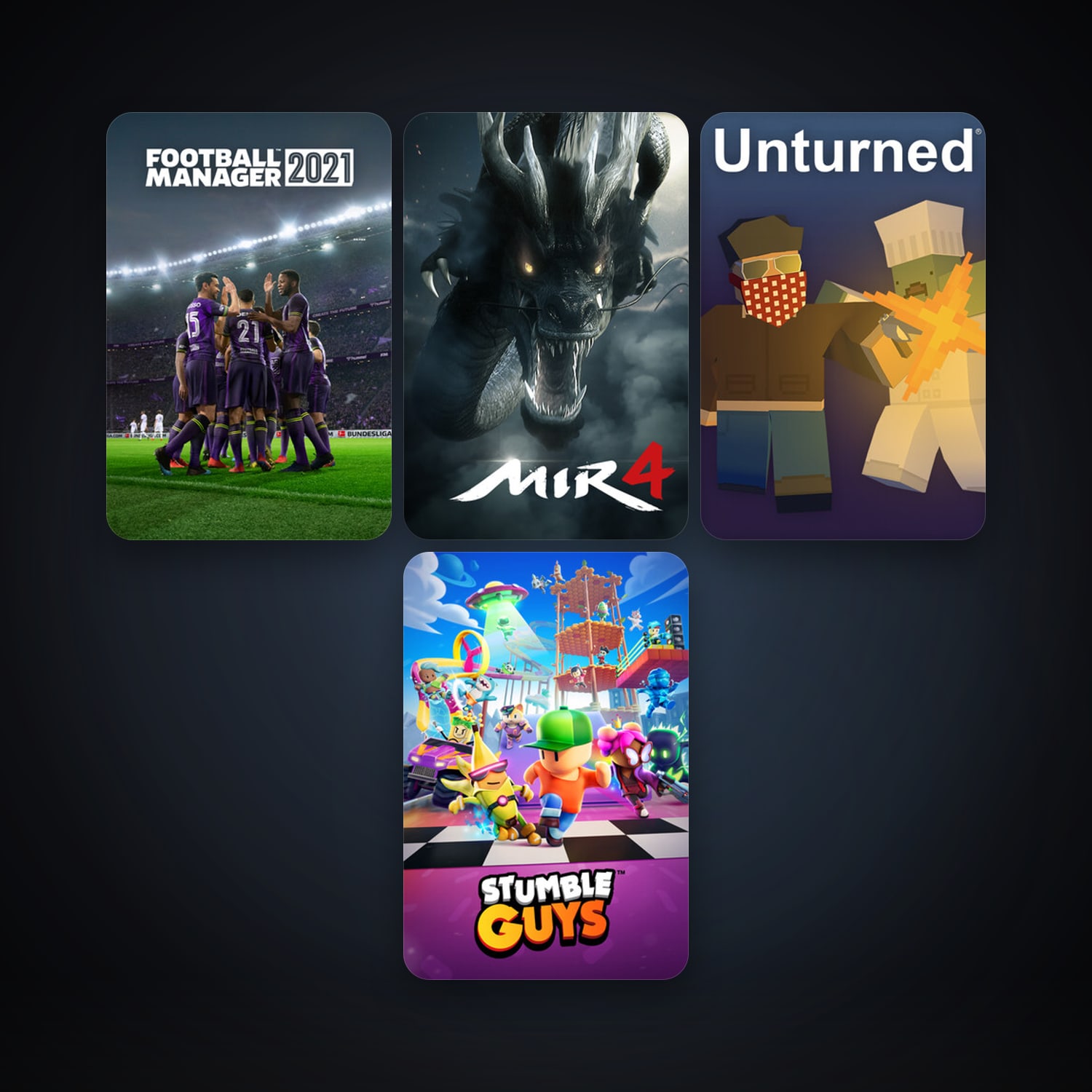 Unturned + Infestation: The New Z, 11 games, clean — HabibiAccounts
