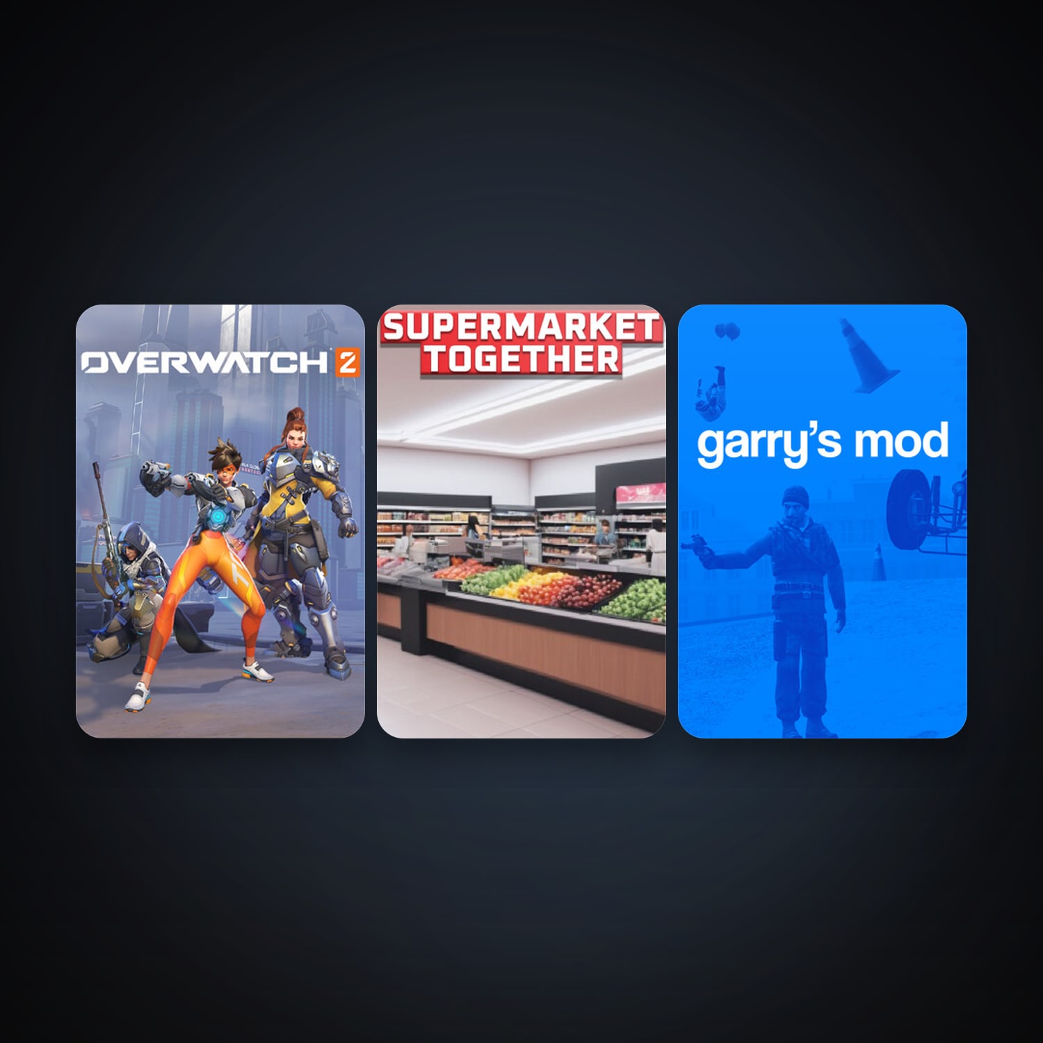 Garry's Mod + Overwatch 2, 9 games, clean — HabibiAccounts