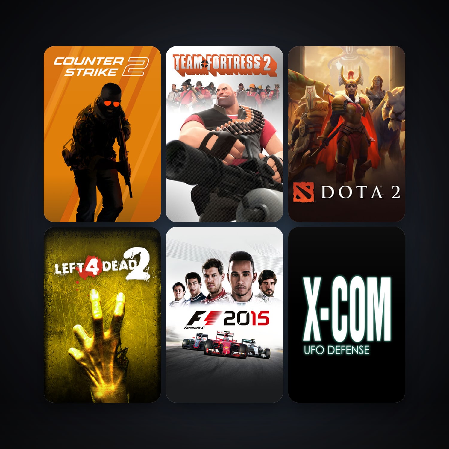 Team Fortress 2 + Left 4 Dead 2, 13 games, clean — HabibiAccounts