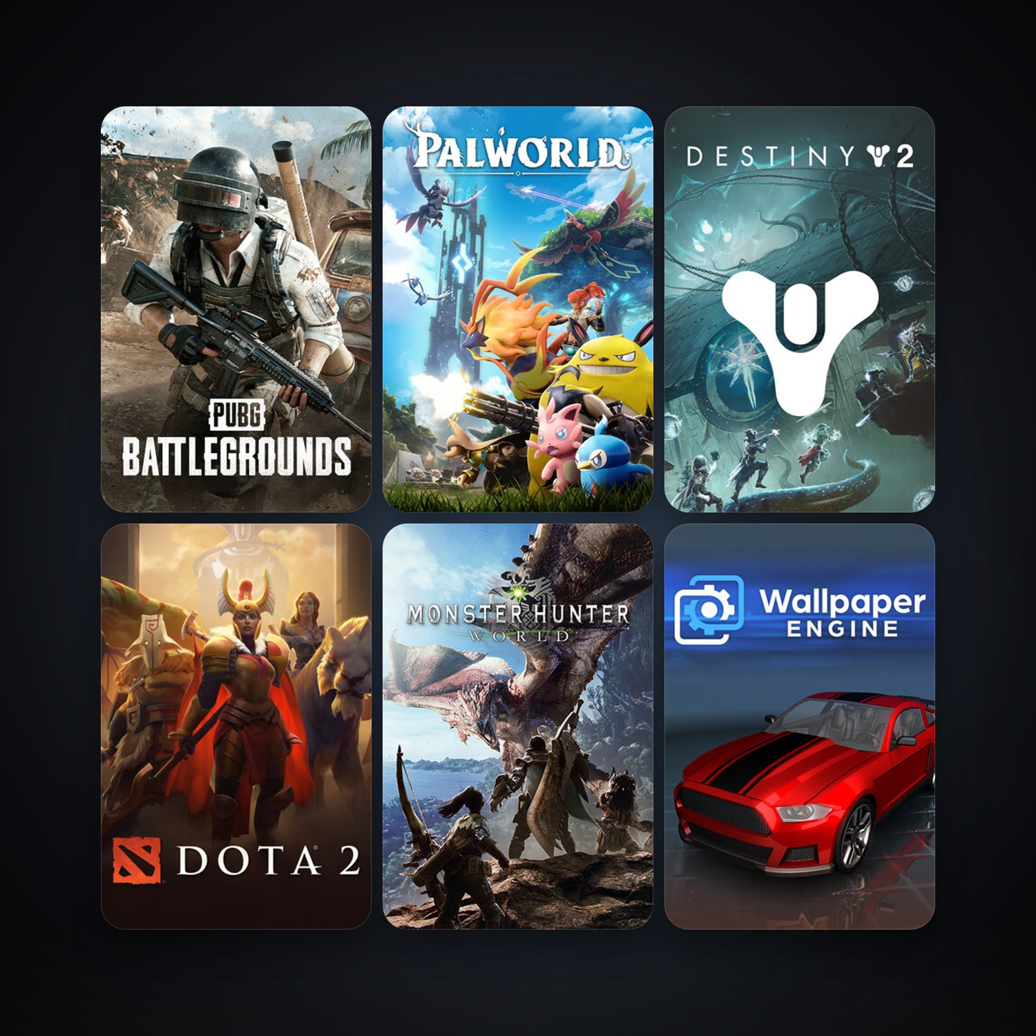 Dota 2 + Wallpaper Engine, 56 games, clean — HabibiAccounts