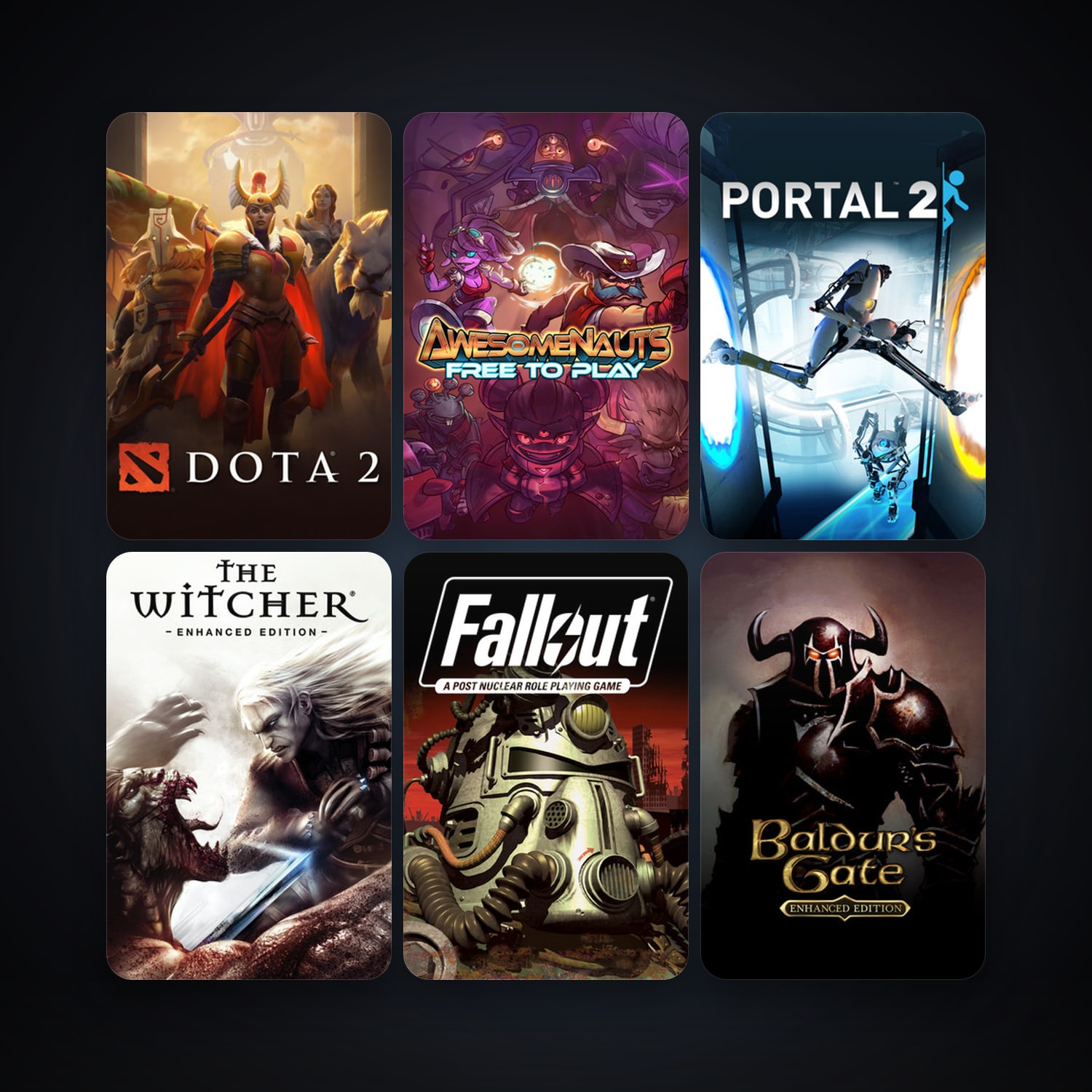 Dota 2 + Portal 2, 43 games, clean — HabibiAccounts