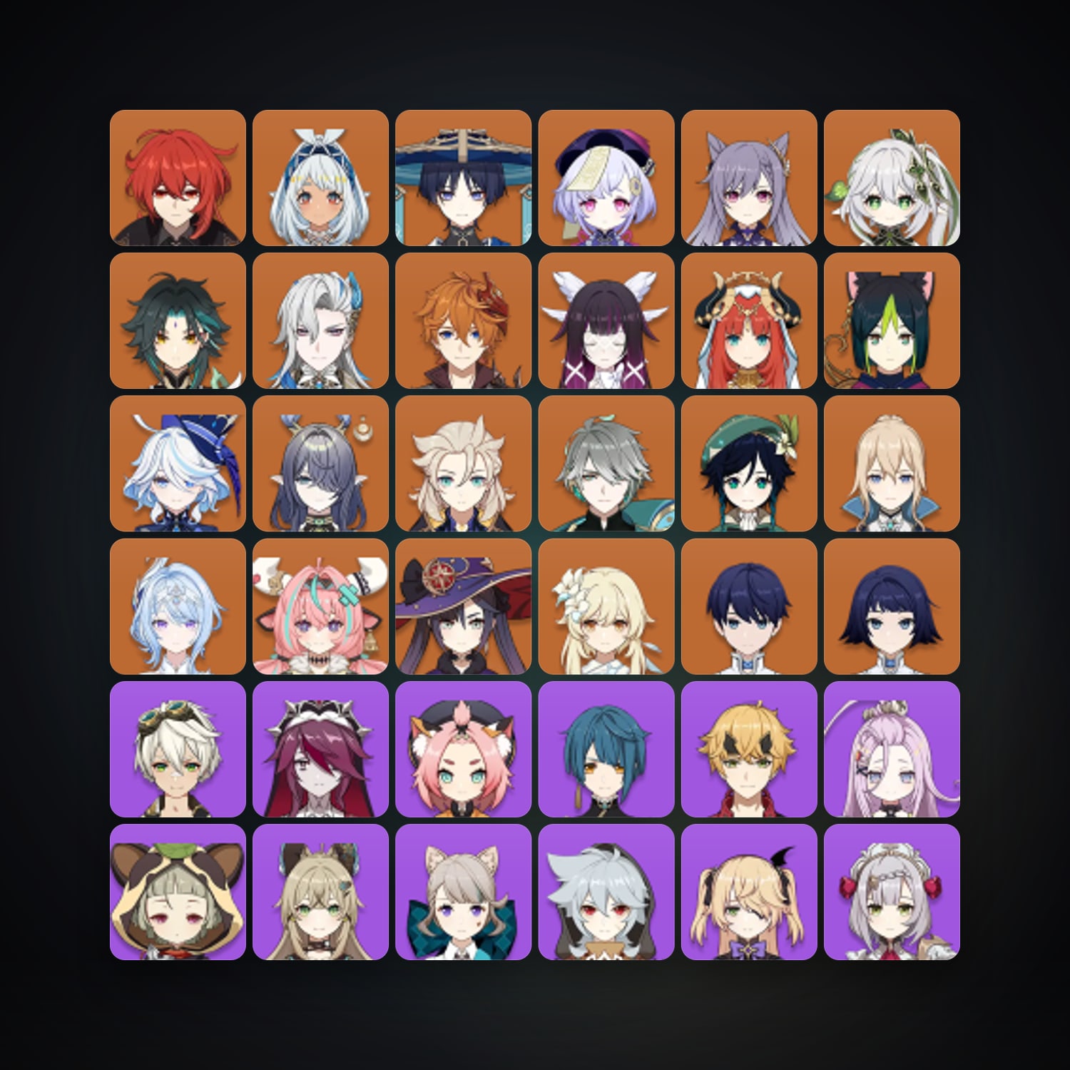 Genshin Impact | AR 59 | 75 Chars | 21× 5★ — Genshin / miHoYo Account — HabibiAccounts